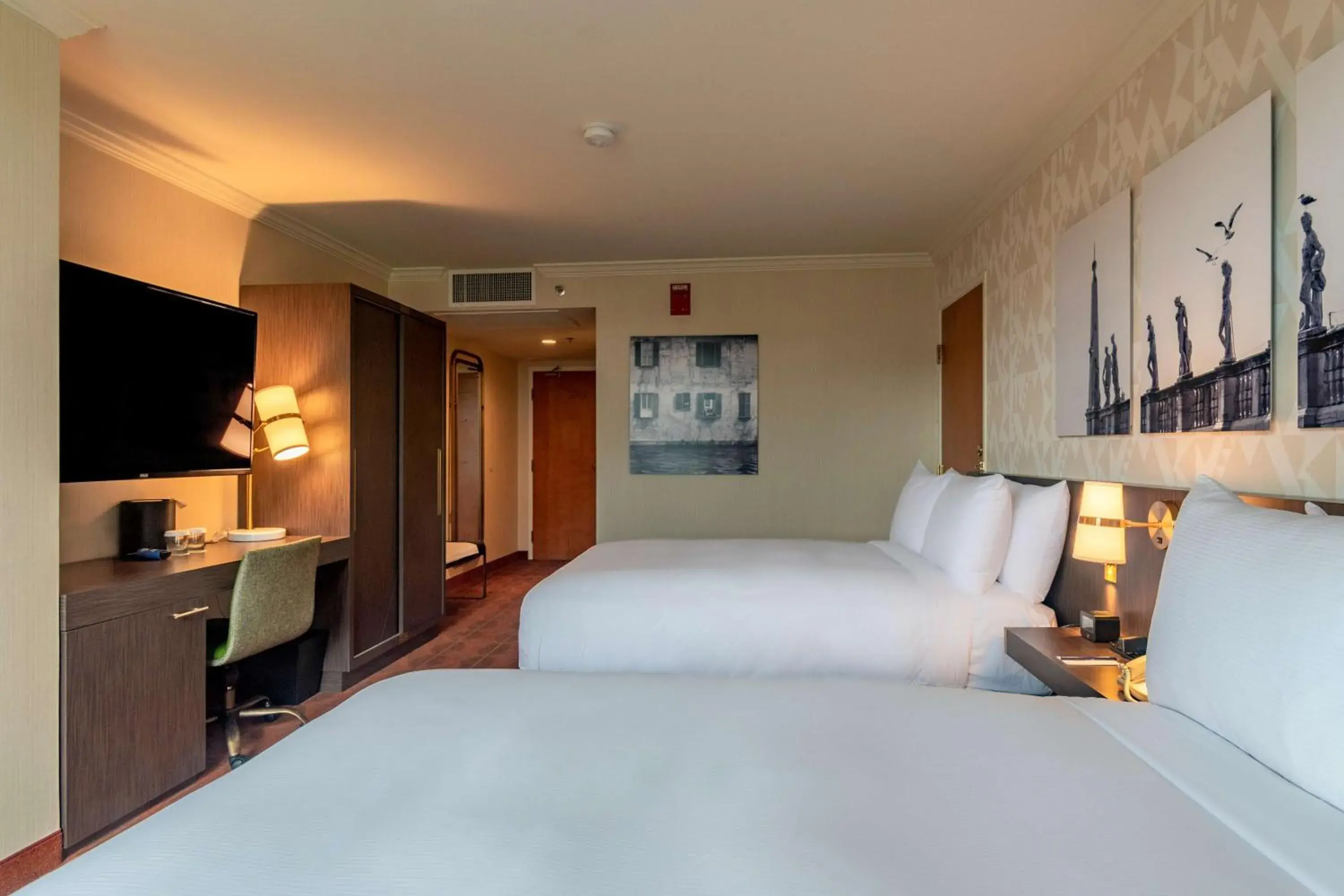 Double Room with Two Double Beds with Roll-in Shower - Hearing Accessible in Courtyard by Marriott San Diego Downtown Little Italy Double Room with Two Double Beds with Roll-in Shower - Hearing Accessible in Courtyard by Marriott San Diego Downtown Little Italy