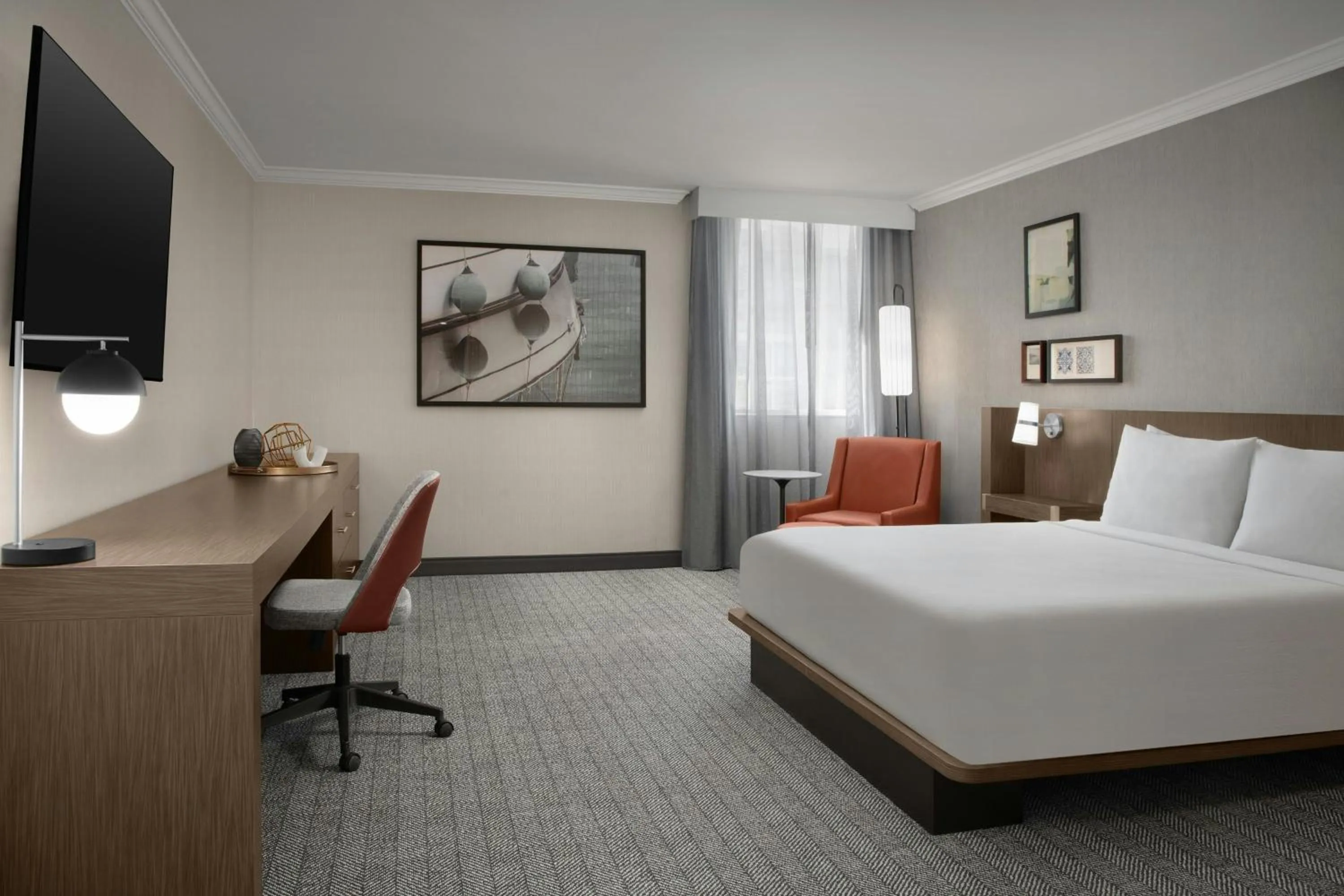 Bedroom, Bed in Courtyard by Marriott San Diego Downtown Little Italy