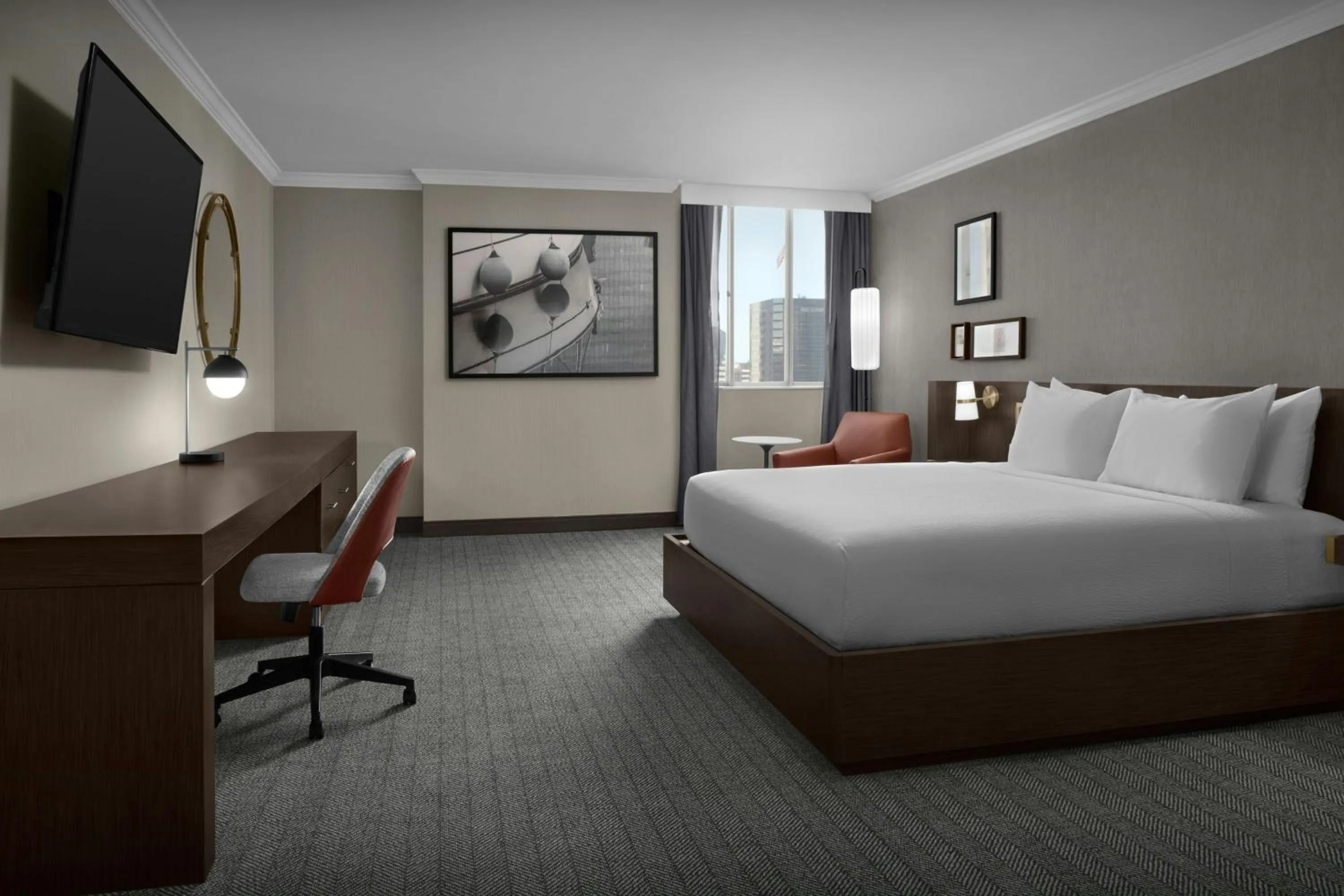 Bedroom, Bed in Courtyard by Marriott San Diego Downtown Little Italy