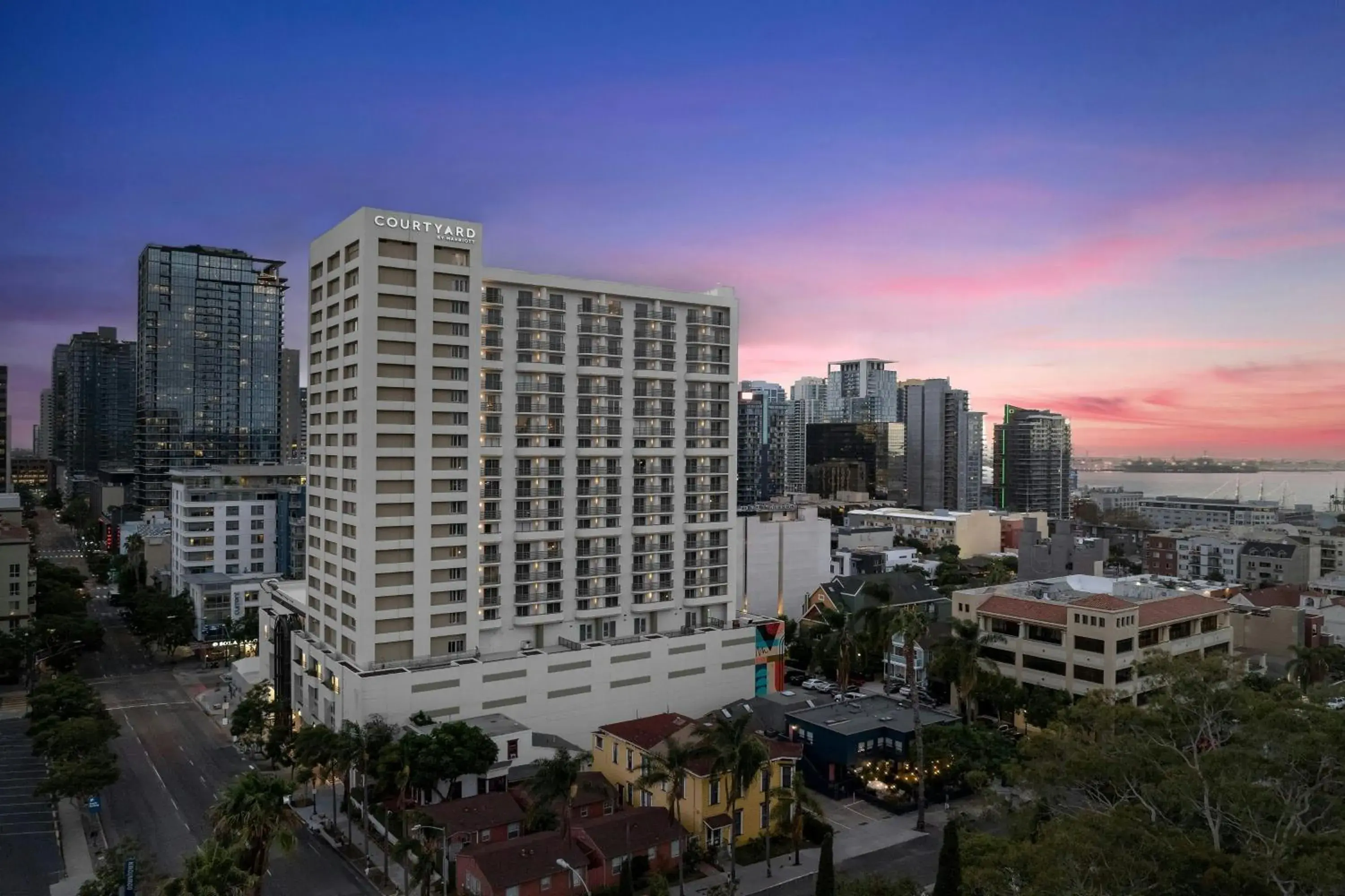 Property building in Courtyard by Marriott San Diego Downtown Little Italy Property building in Courtyard by Marriott San Diego Downtown Little Italy