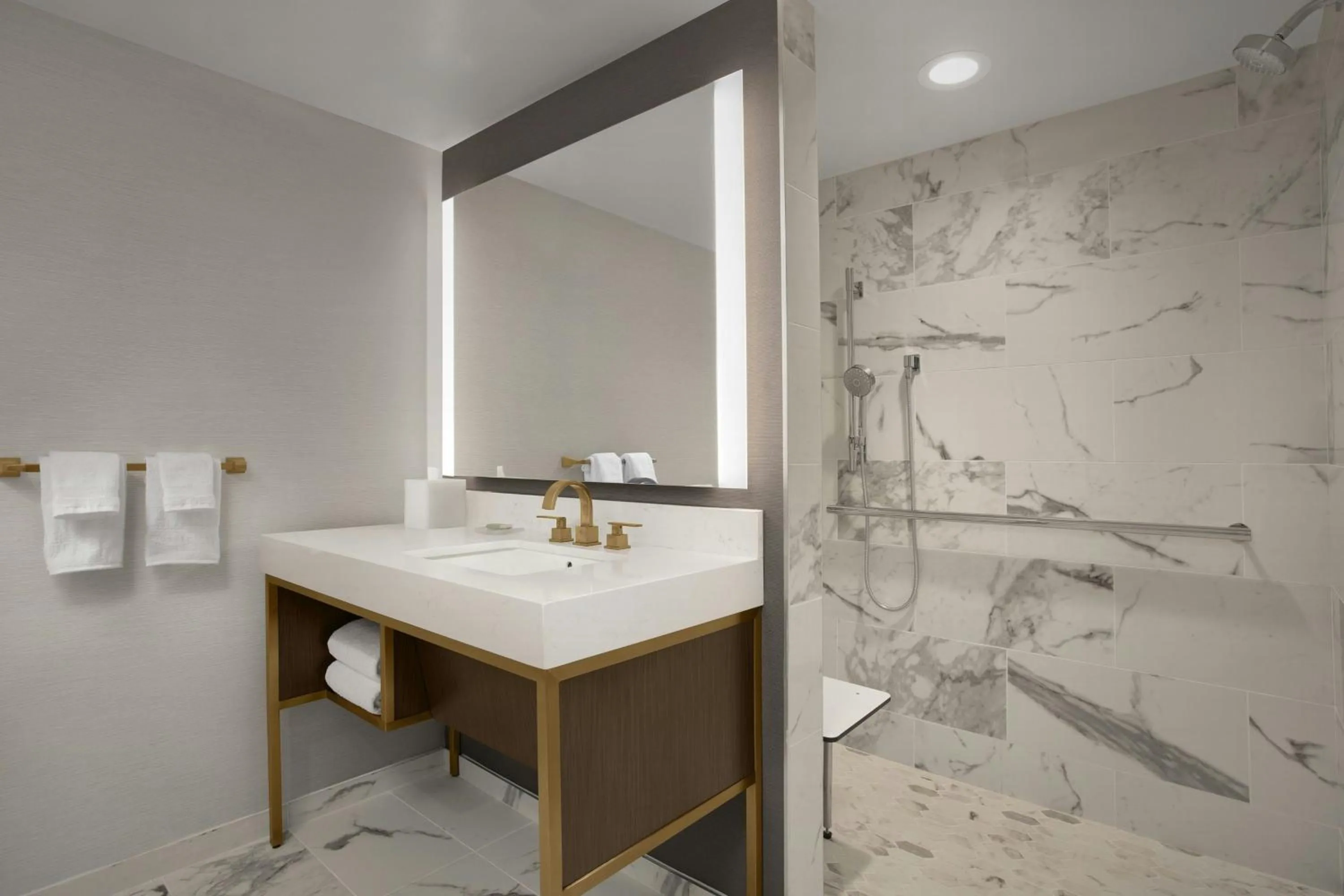 Bathroom in Courtyard by Marriott San Diego Downtown Little Italy