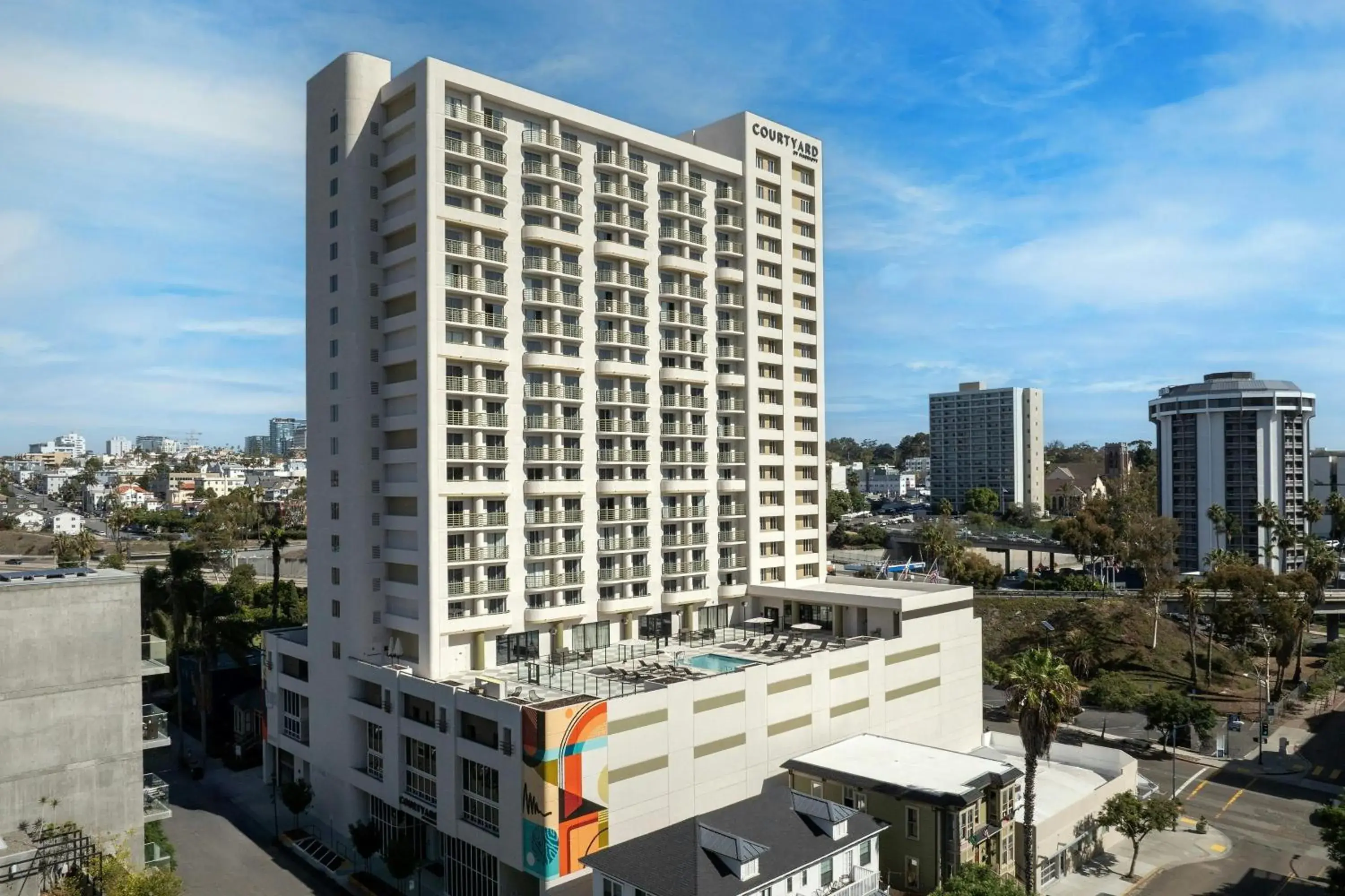 Property building in Courtyard by Marriott San Diego Downtown Little Italy Property building in Courtyard by Marriott San Diego Downtown Little Italy