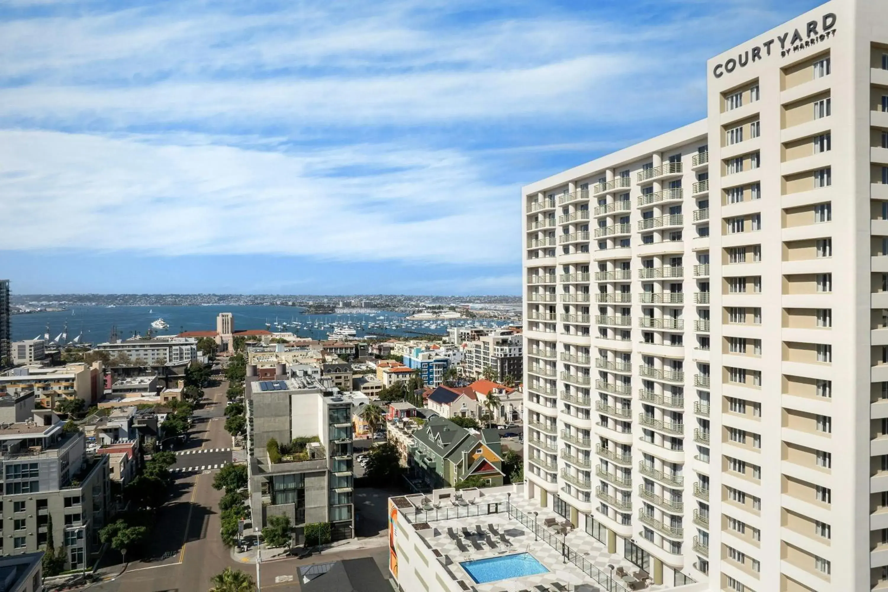 Property building in Courtyard by Marriott San Diego Downtown Little Italy Property building in Courtyard by Marriott San Diego Downtown Little Italy