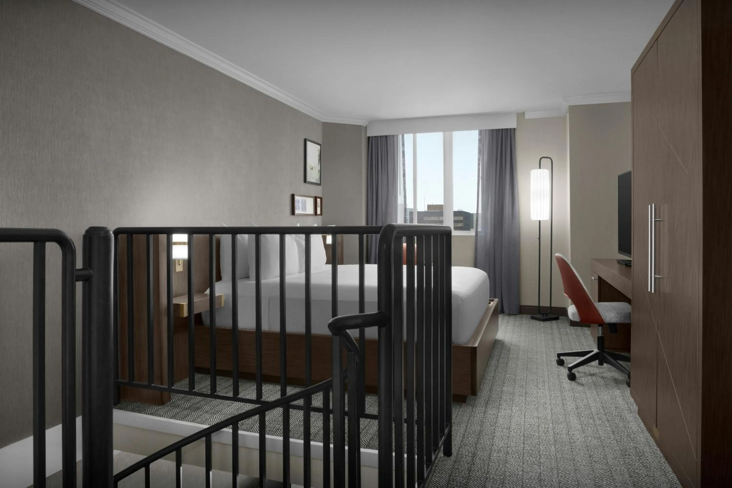 Bedroom, Bed in Courtyard by Marriott San Diego Downtown Little Italy