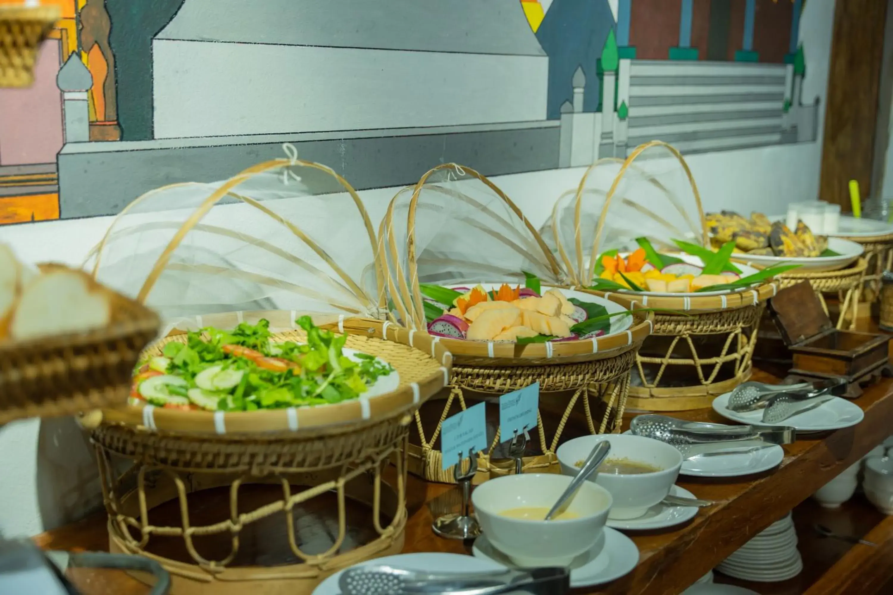 Buffet breakfast in Muangthong Boutique Hotel Buffet breakfast in Muangthong Boutique Hotel