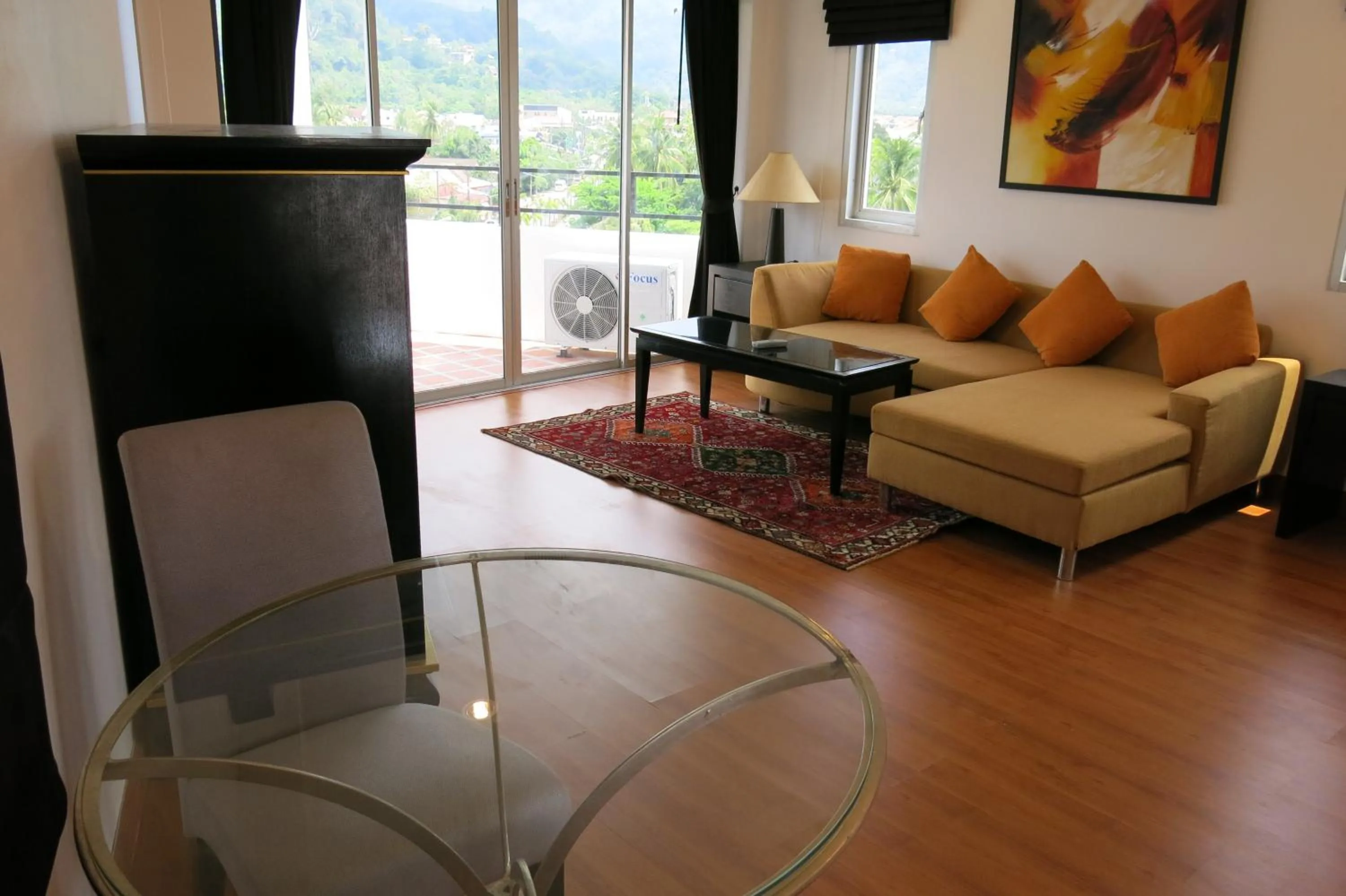 Living room in Orchid Kathu Heights Service Apartments