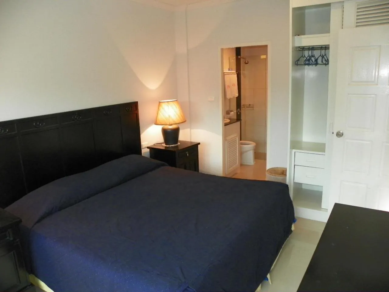 Bathroom, Bed in Orchid Kathu Heights Service Apartments