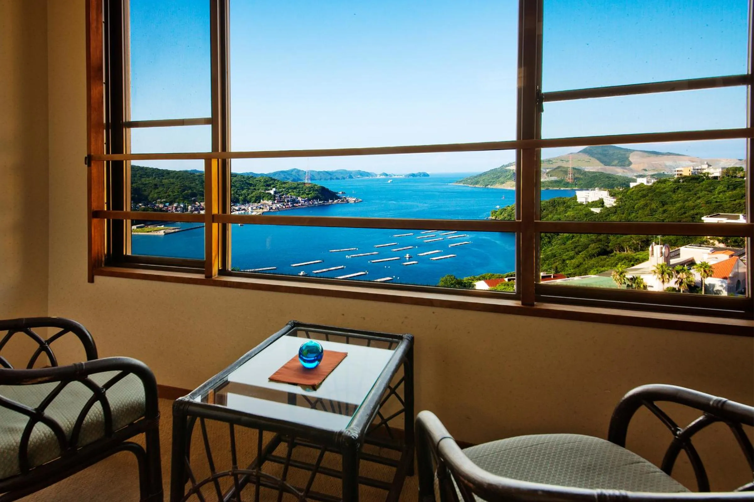 Sea view in Toba View Hotel Hanashinju
