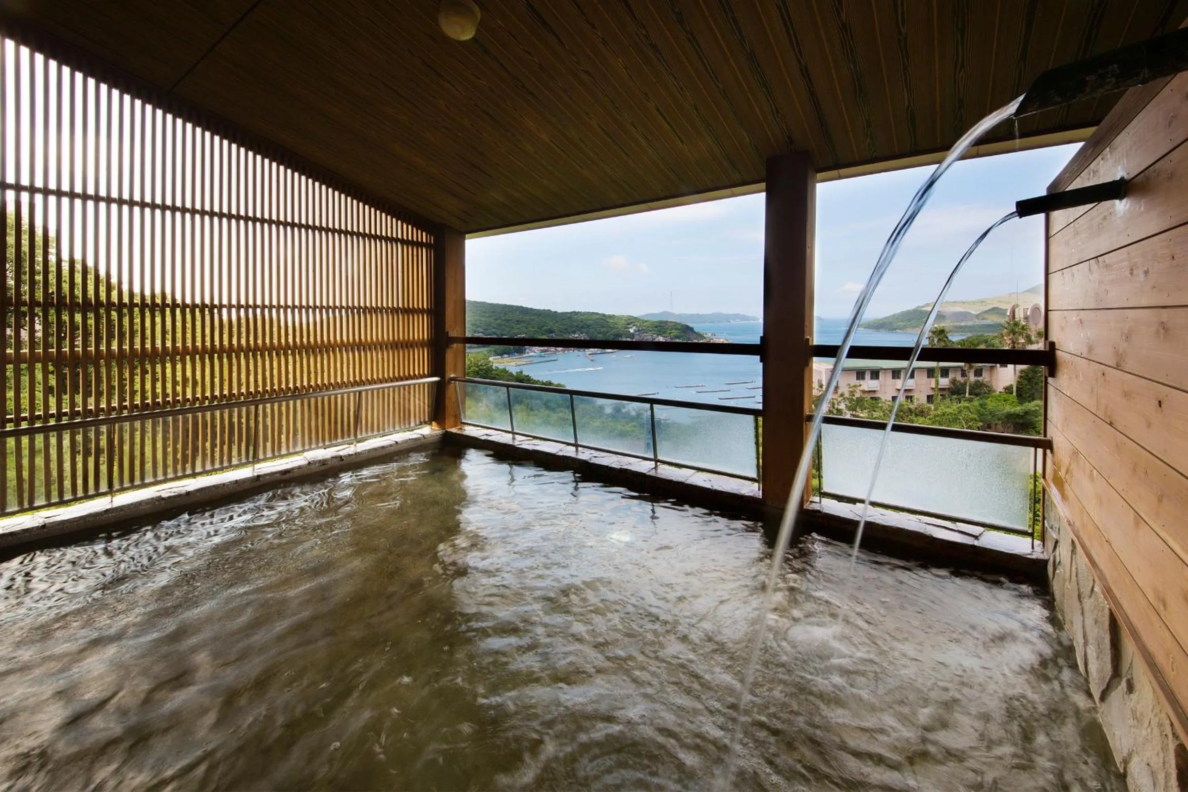 Hot Spring Bath in Toba View Hotel Hanashinju