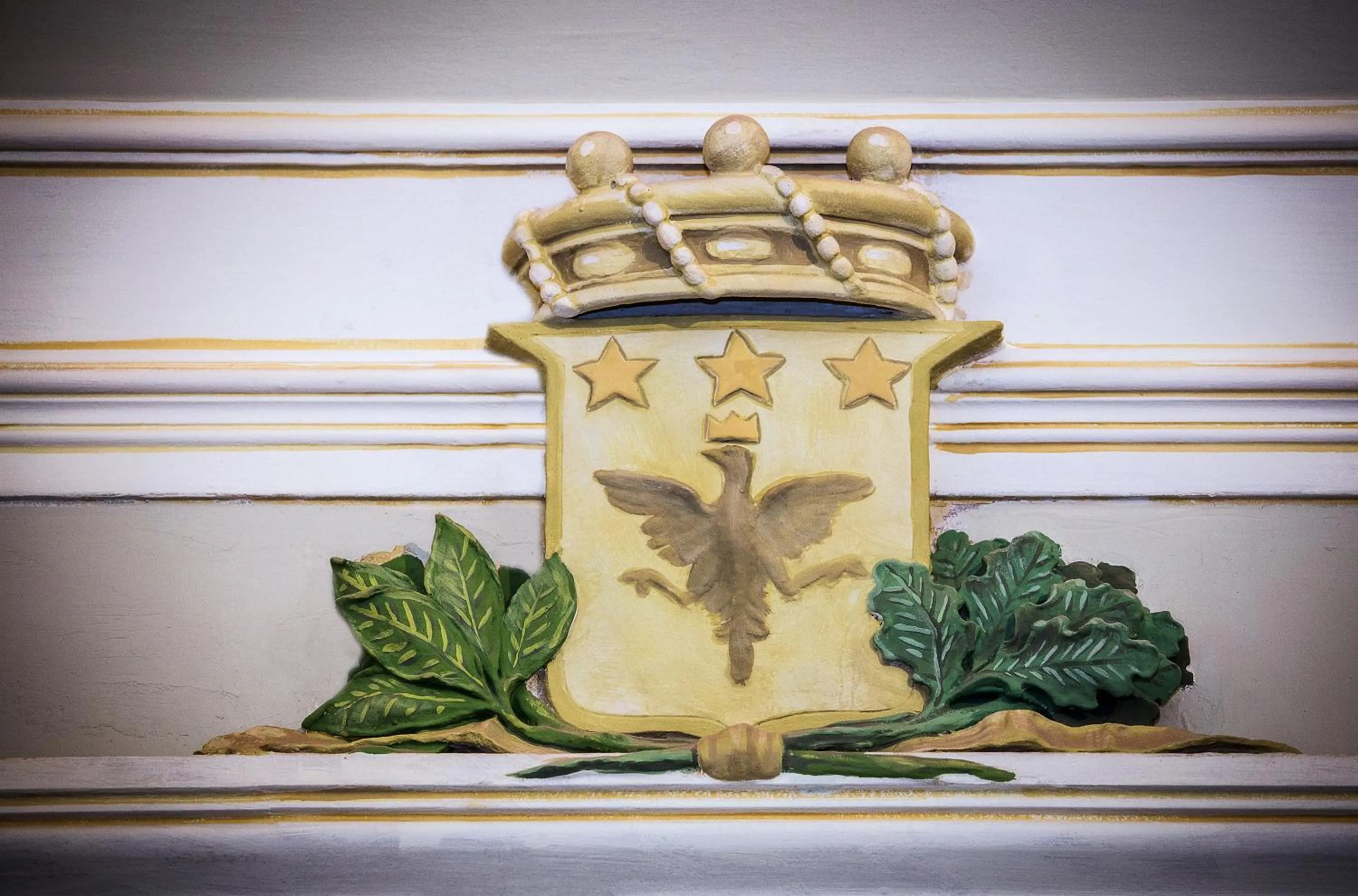 Decorative detail in Magione del Re