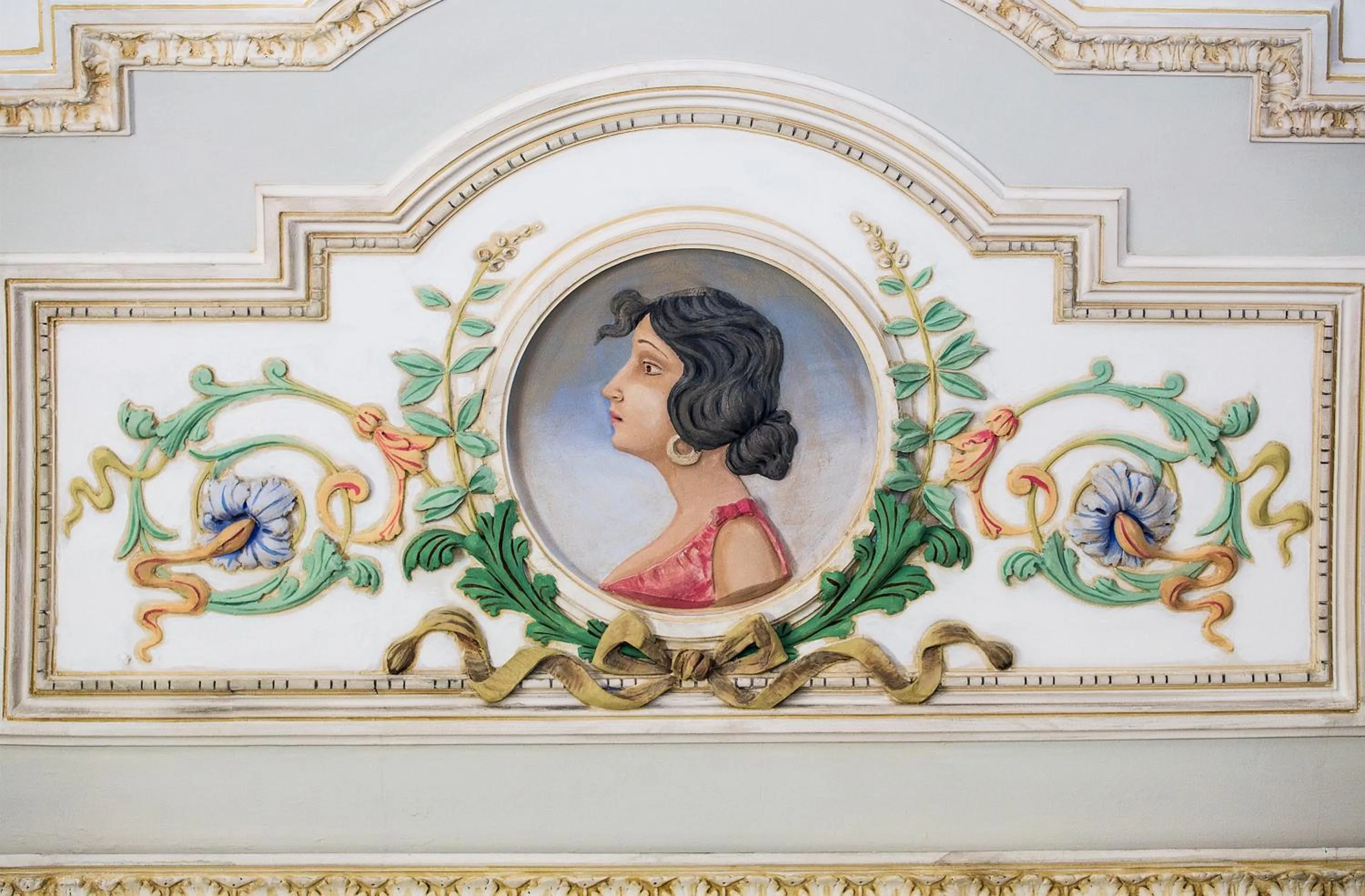 Decorative detail in Magione del Re