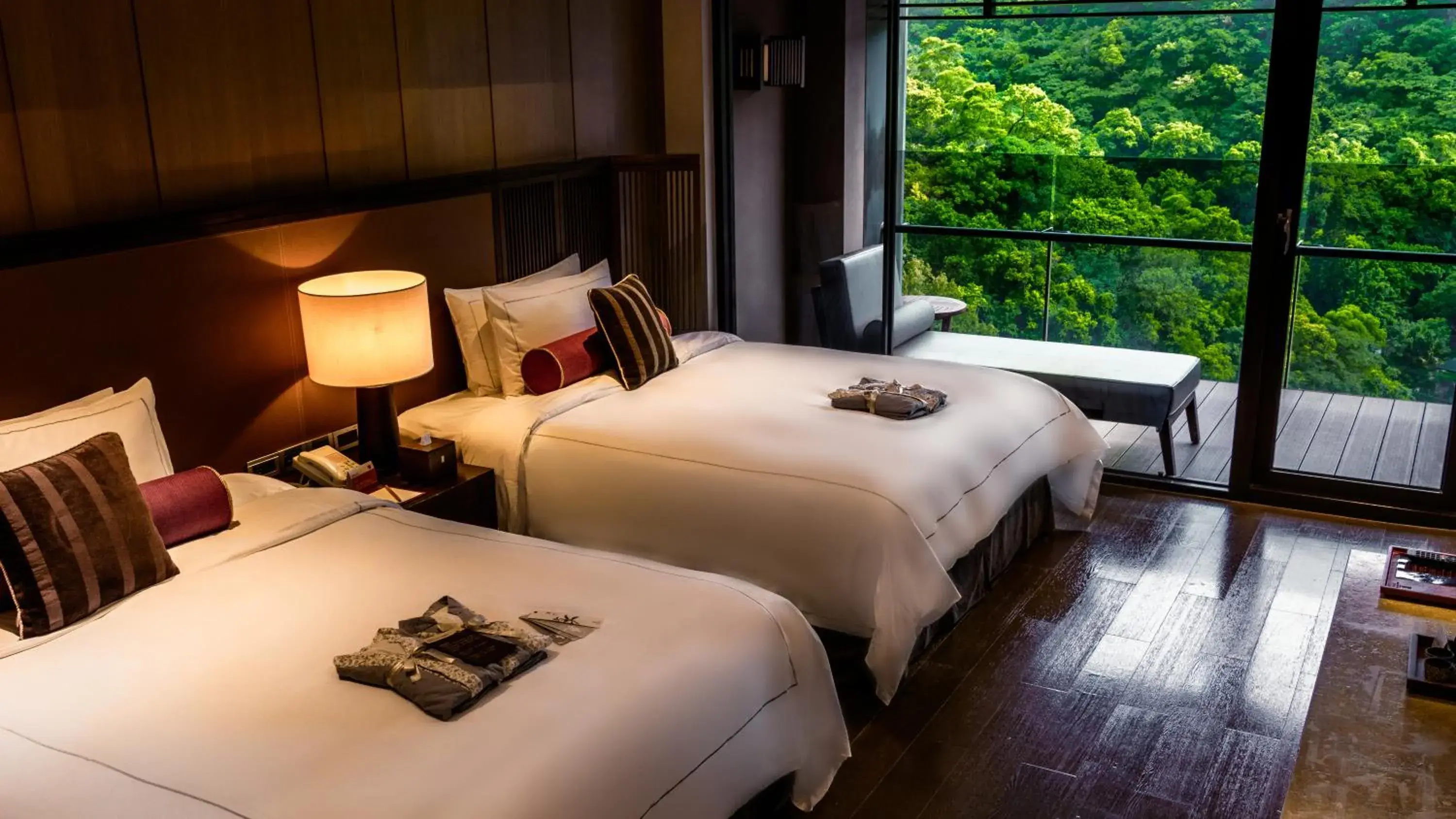 Bed in Grand View Resort Beitou Bed in Grand View Resort Beitou