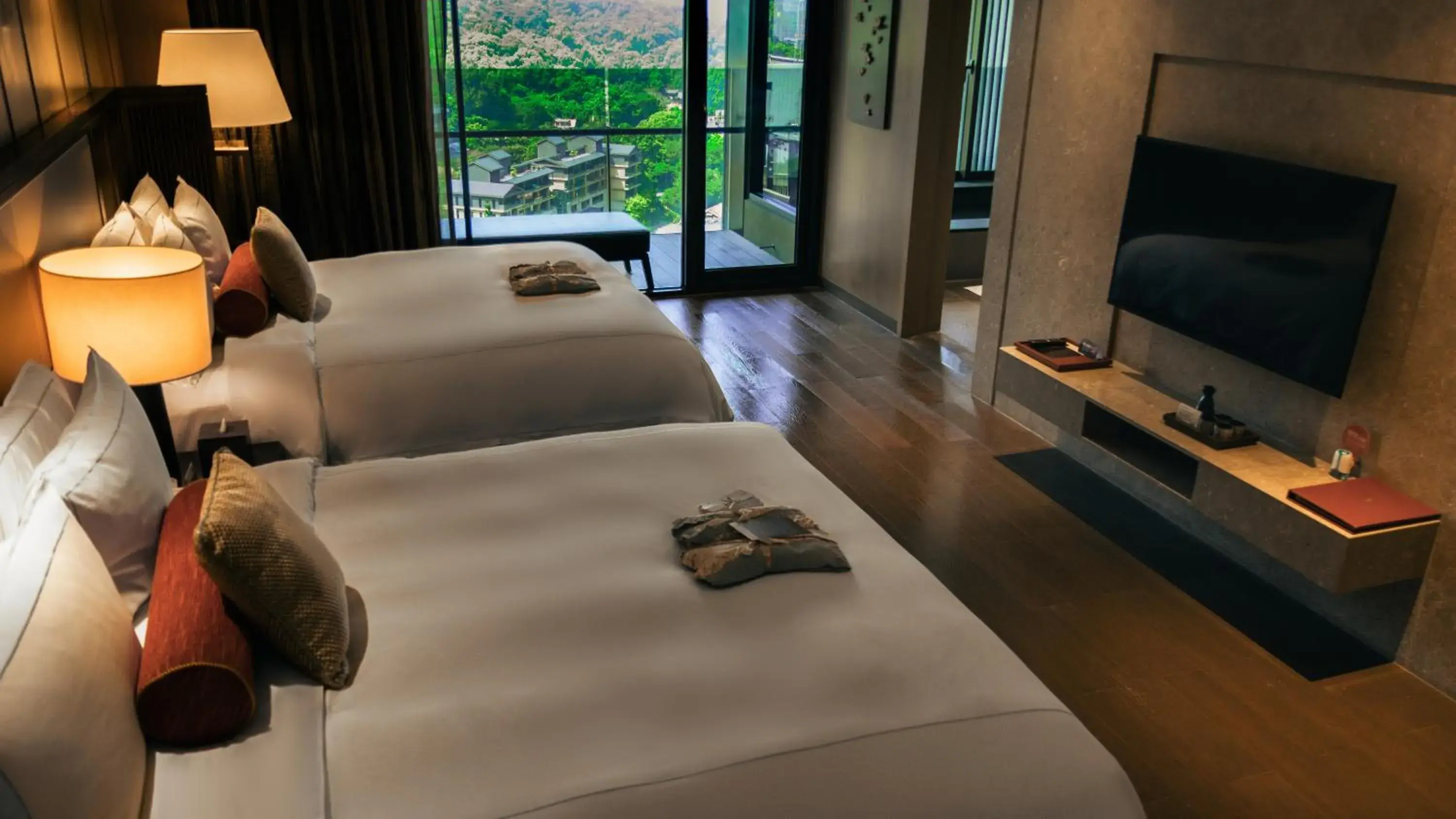 Bed in Grand View Resort Beitou Bed in Grand View Resort Beitou