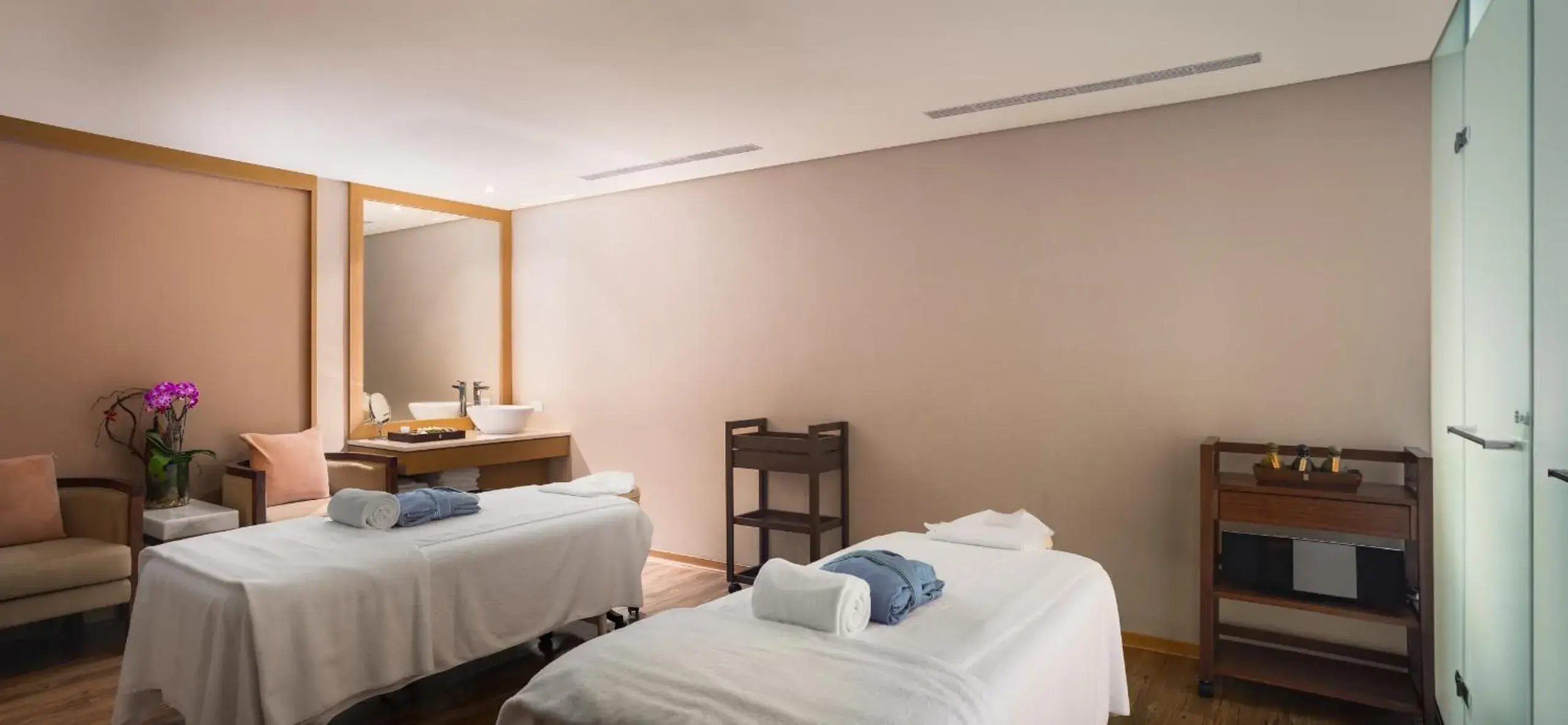 Spa and wellness centre/facilities, Bed in Grand View Resort Beitou Spa and wellness centre/facilities, Bed in Grand View Resort Beitou