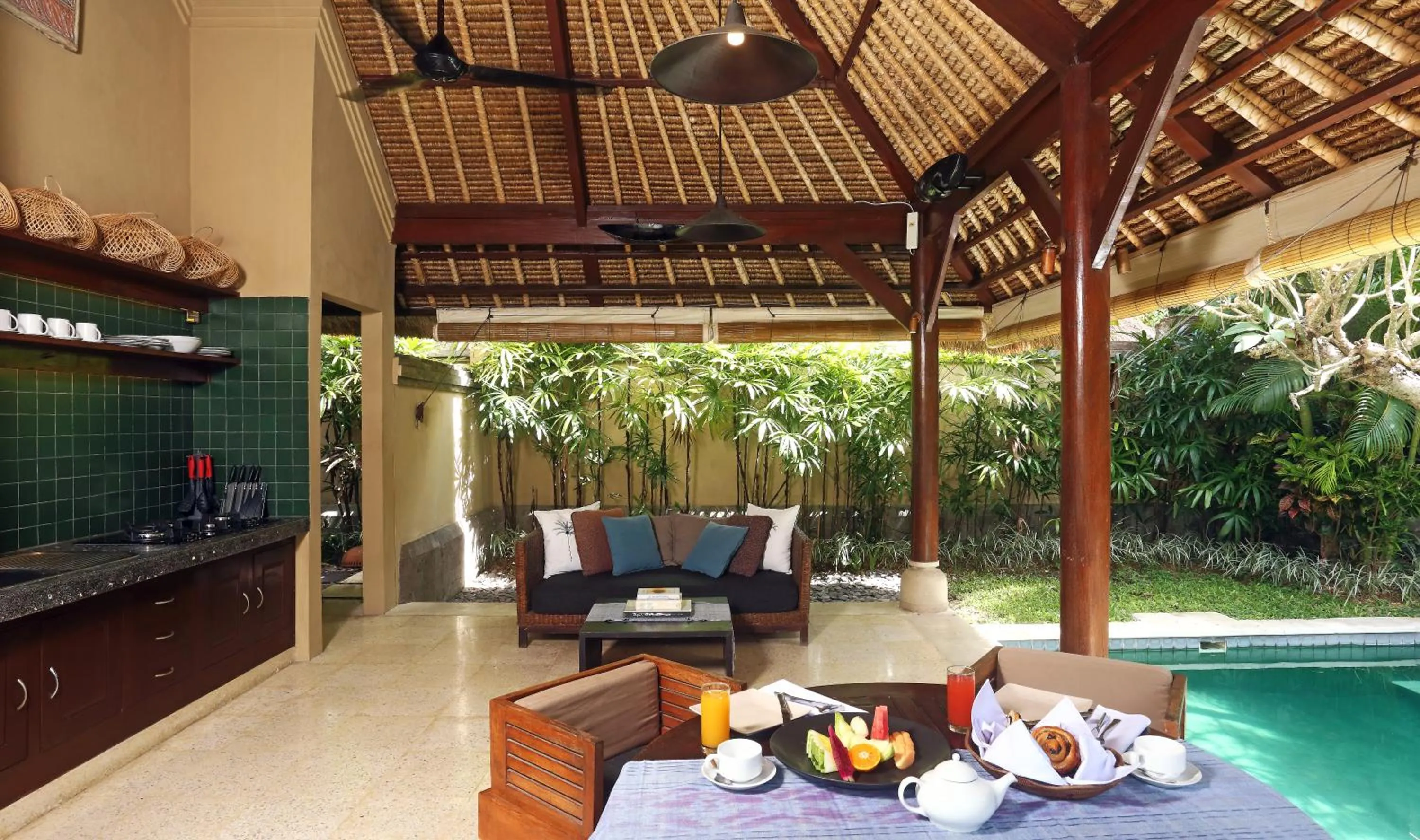 Seating area in Tamu Seseh