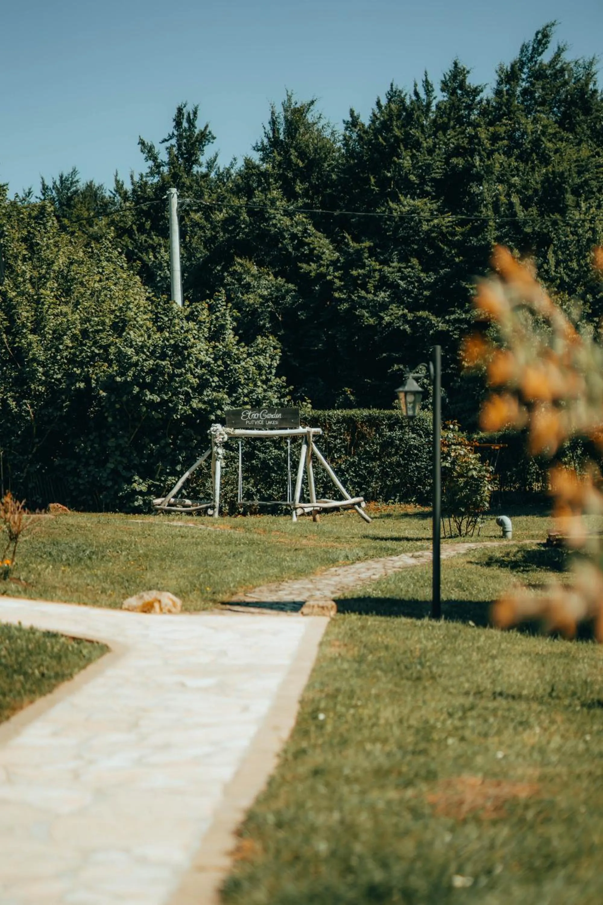 Garden in Plitvice Luxury Etno Garden