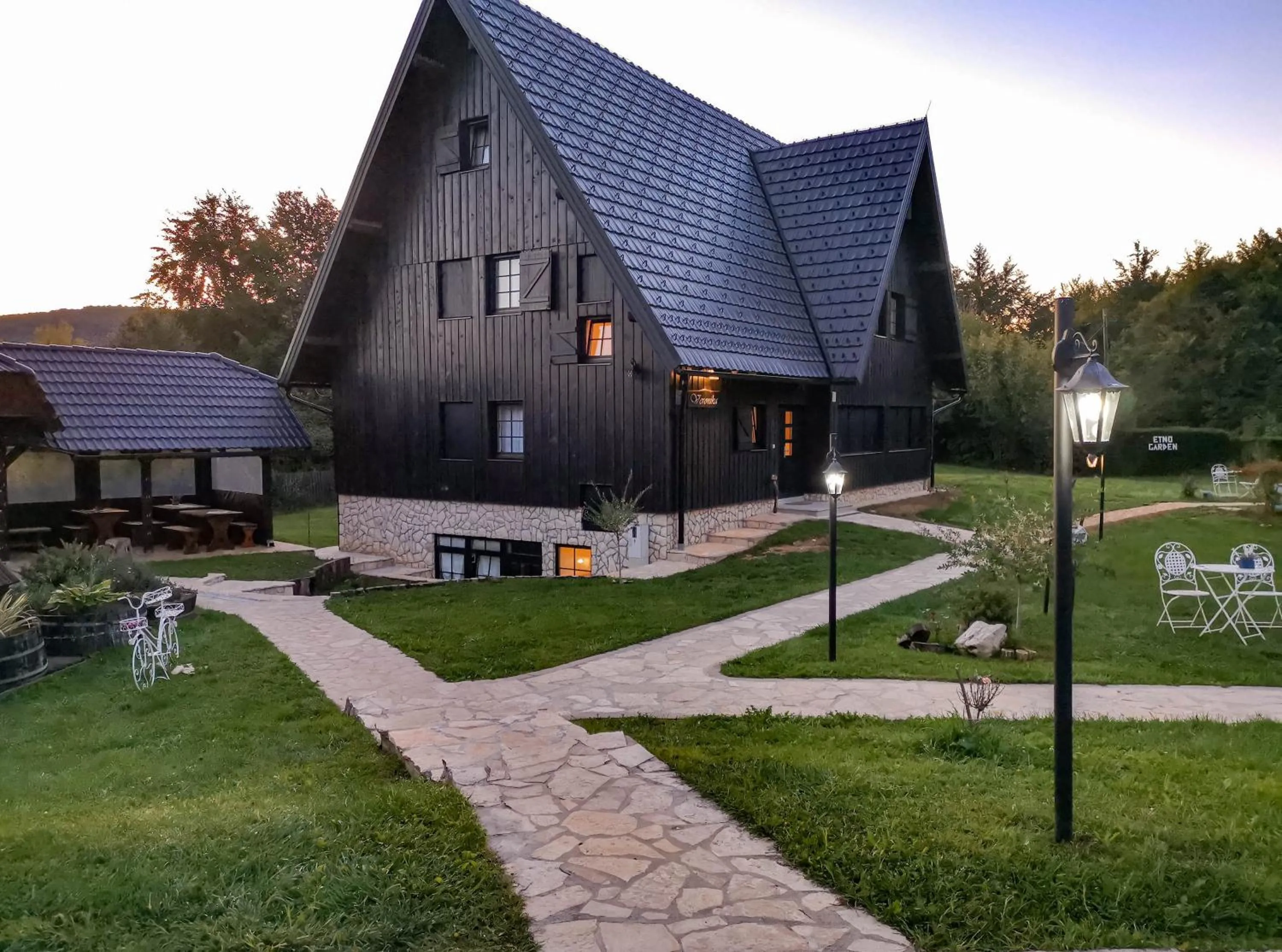 Garden in Plitvice Luxury Etno Garden