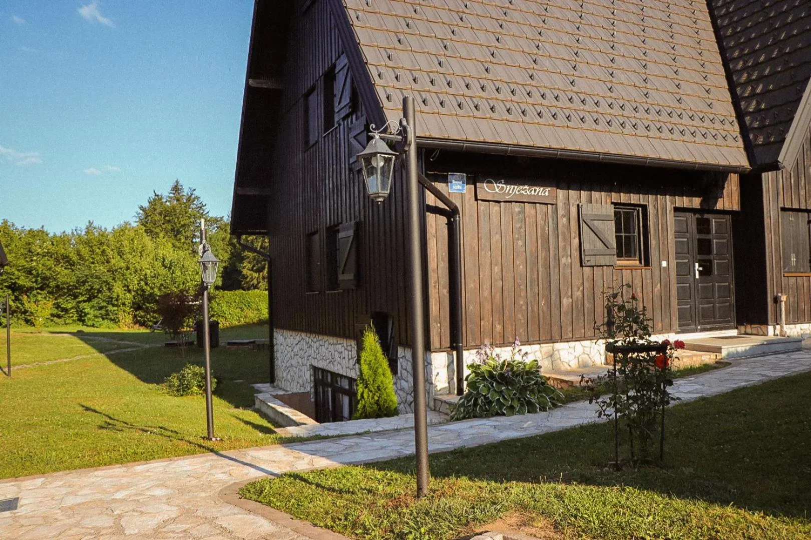 Property building in Plitvice Luxury Etno Garden