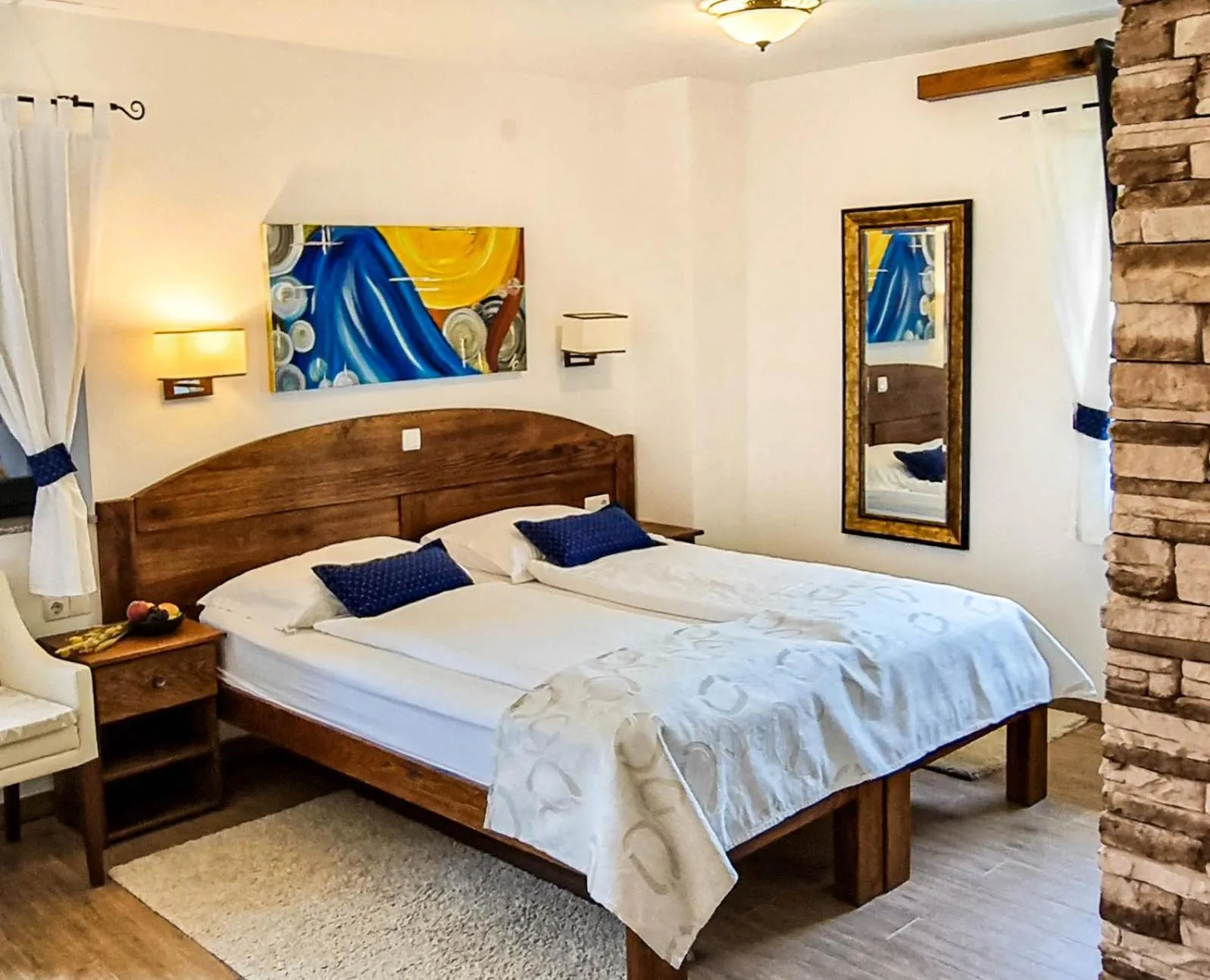 Bed in Plitvice Luxury Etno Garden