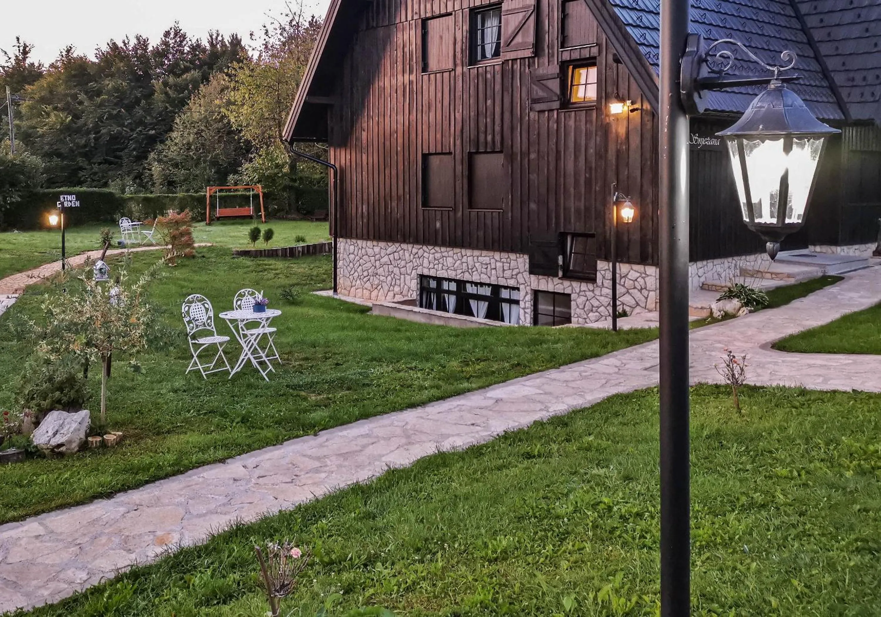 Garden in Plitvice Luxury Etno Garden