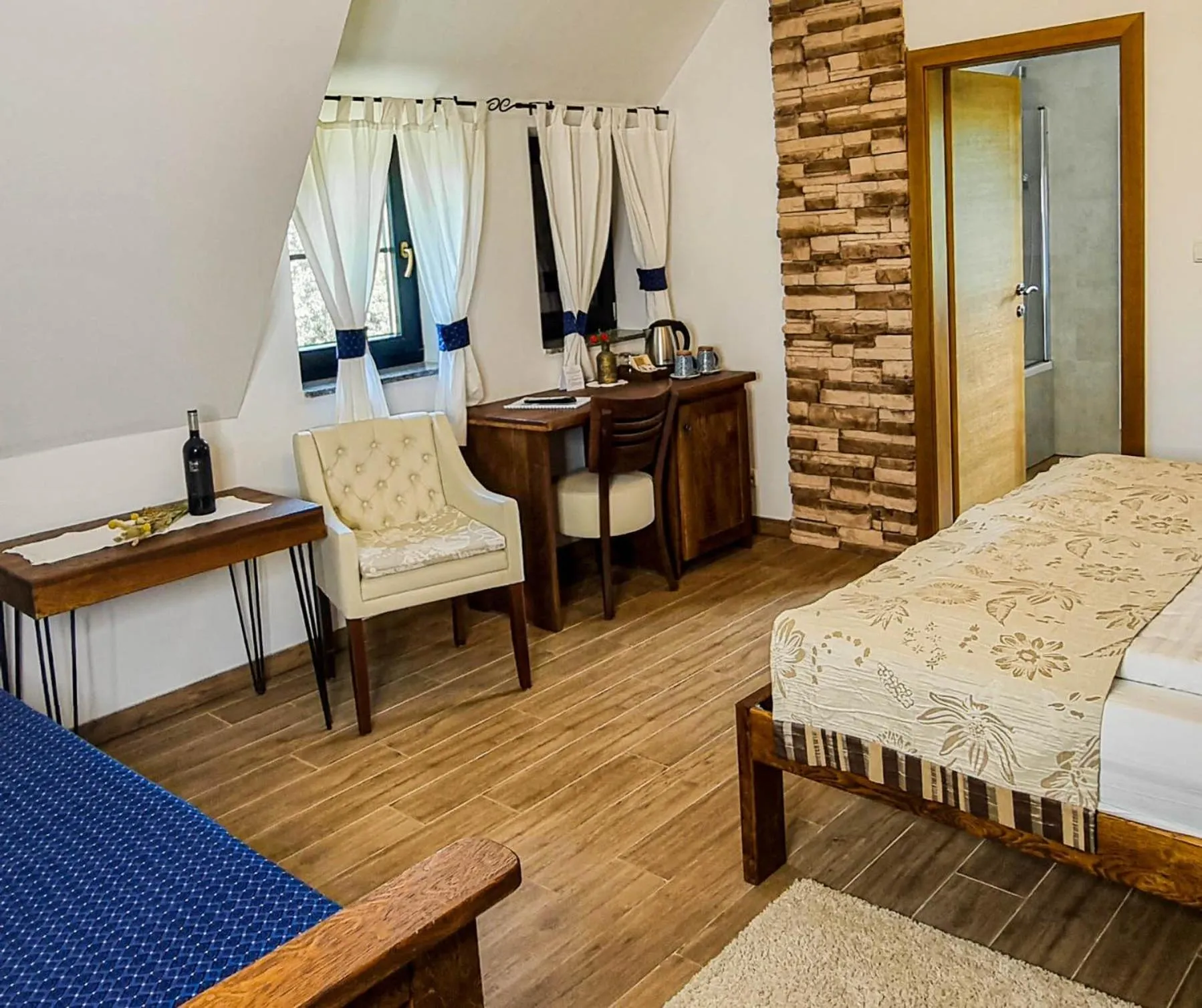 Bed in Plitvice Luxury Etno Garden