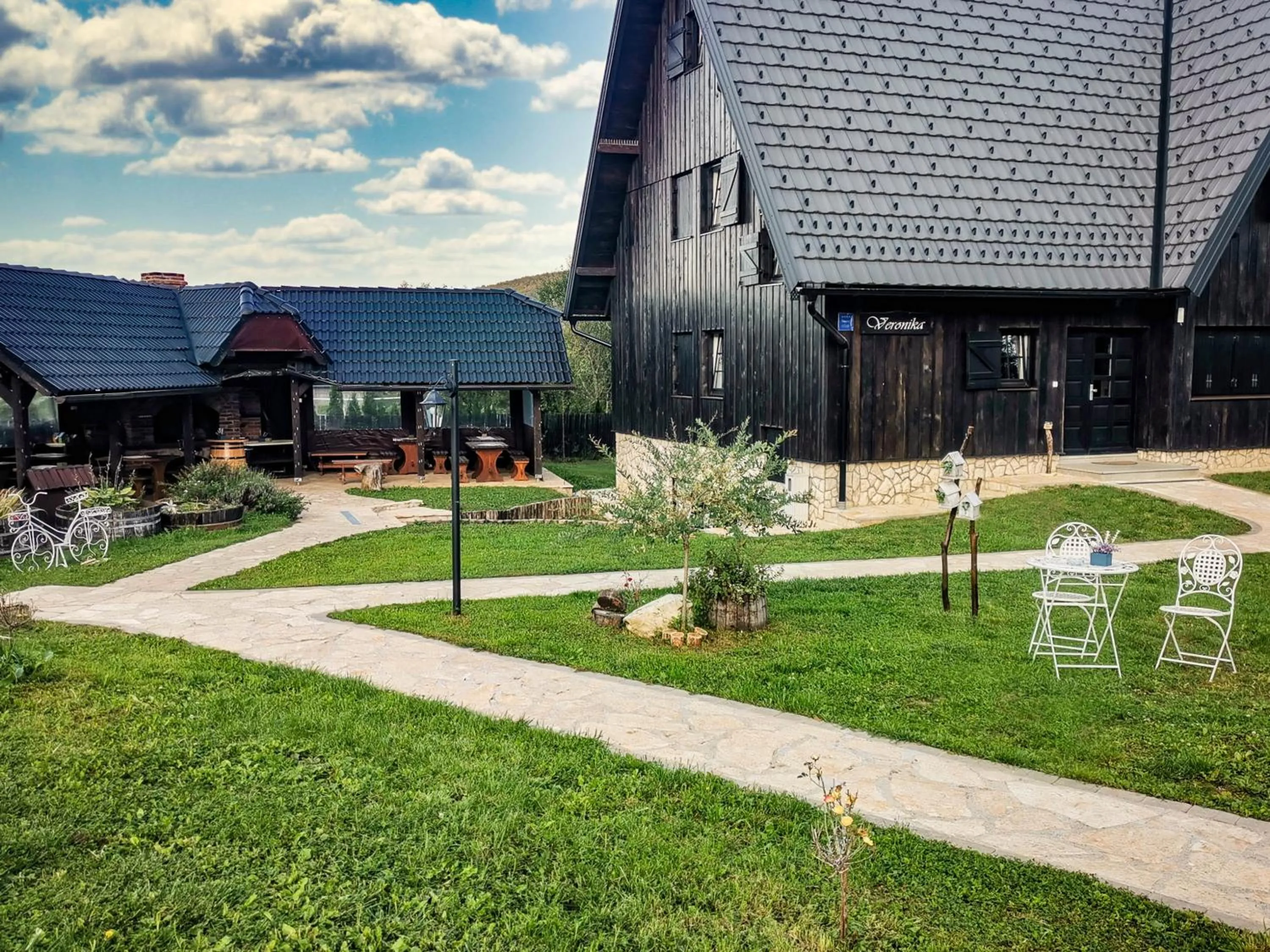 Property building in Plitvice Luxury Etno Garden