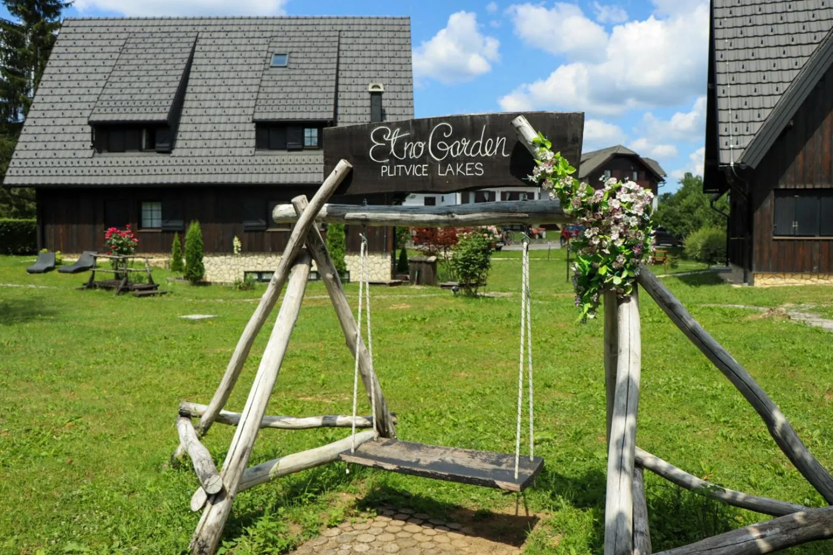 Garden in Plitvice Luxury Etno Garden