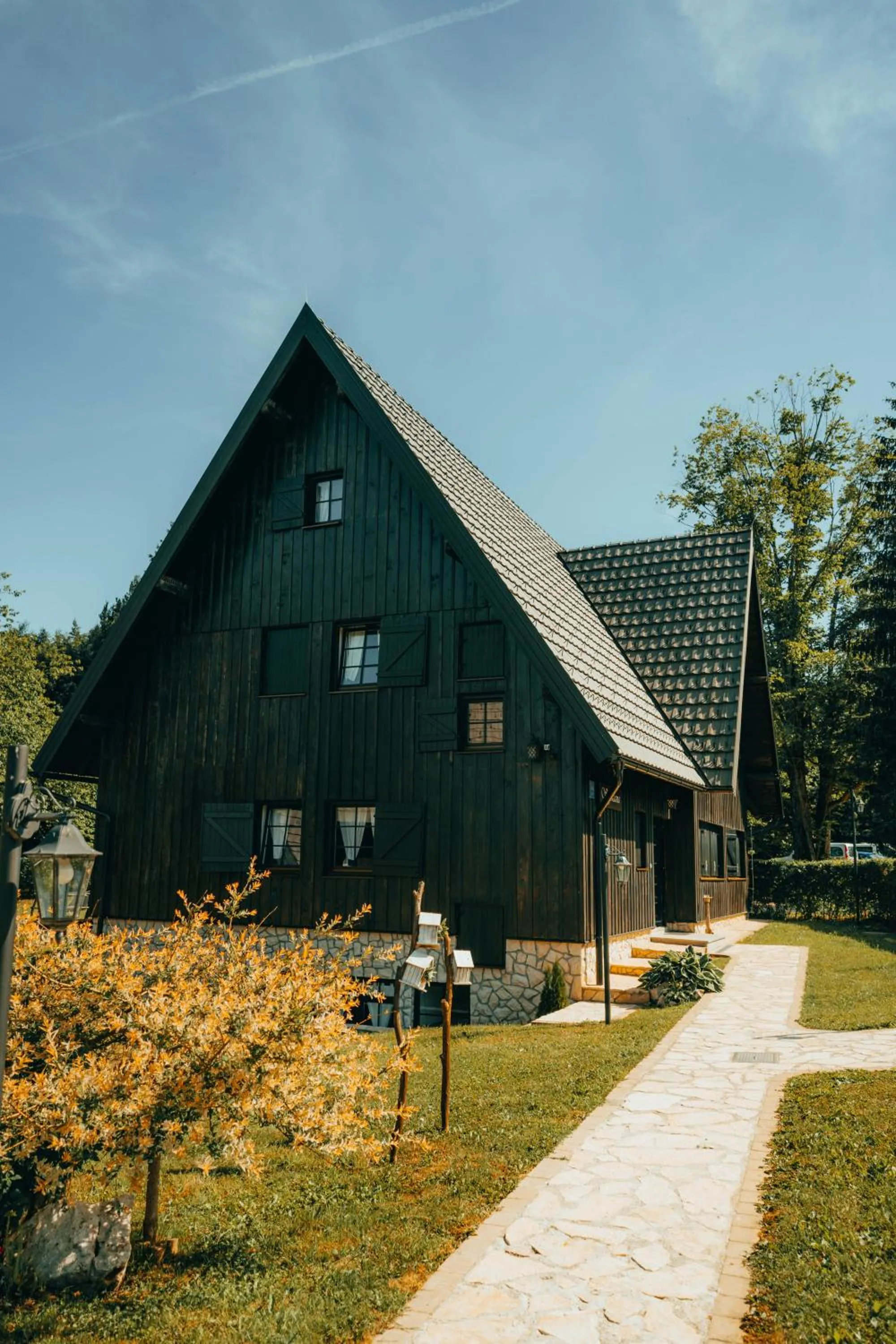 Property building in Plitvice Luxury Etno Garden