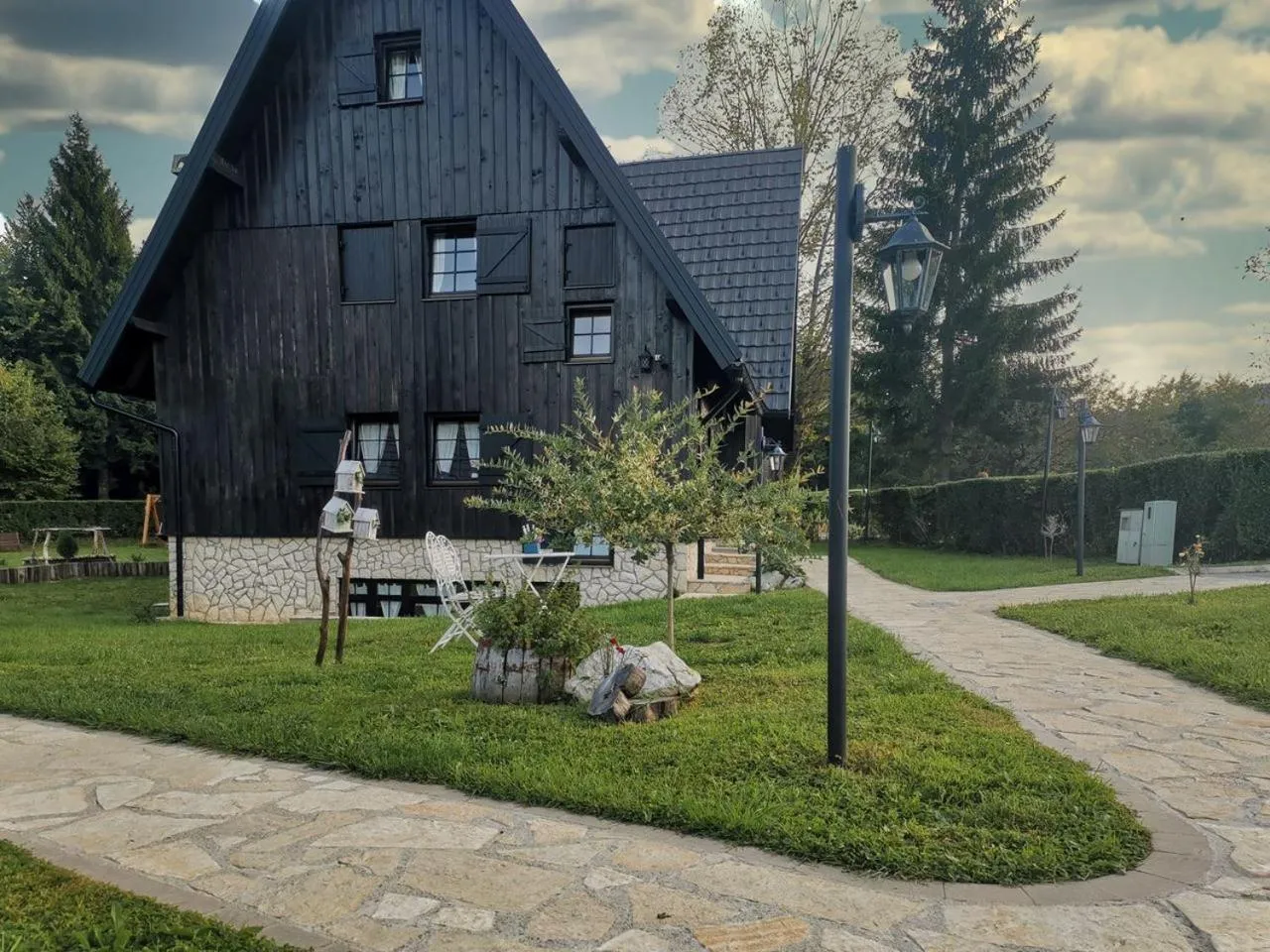 Property building in Plitvice Luxury Etno Garden