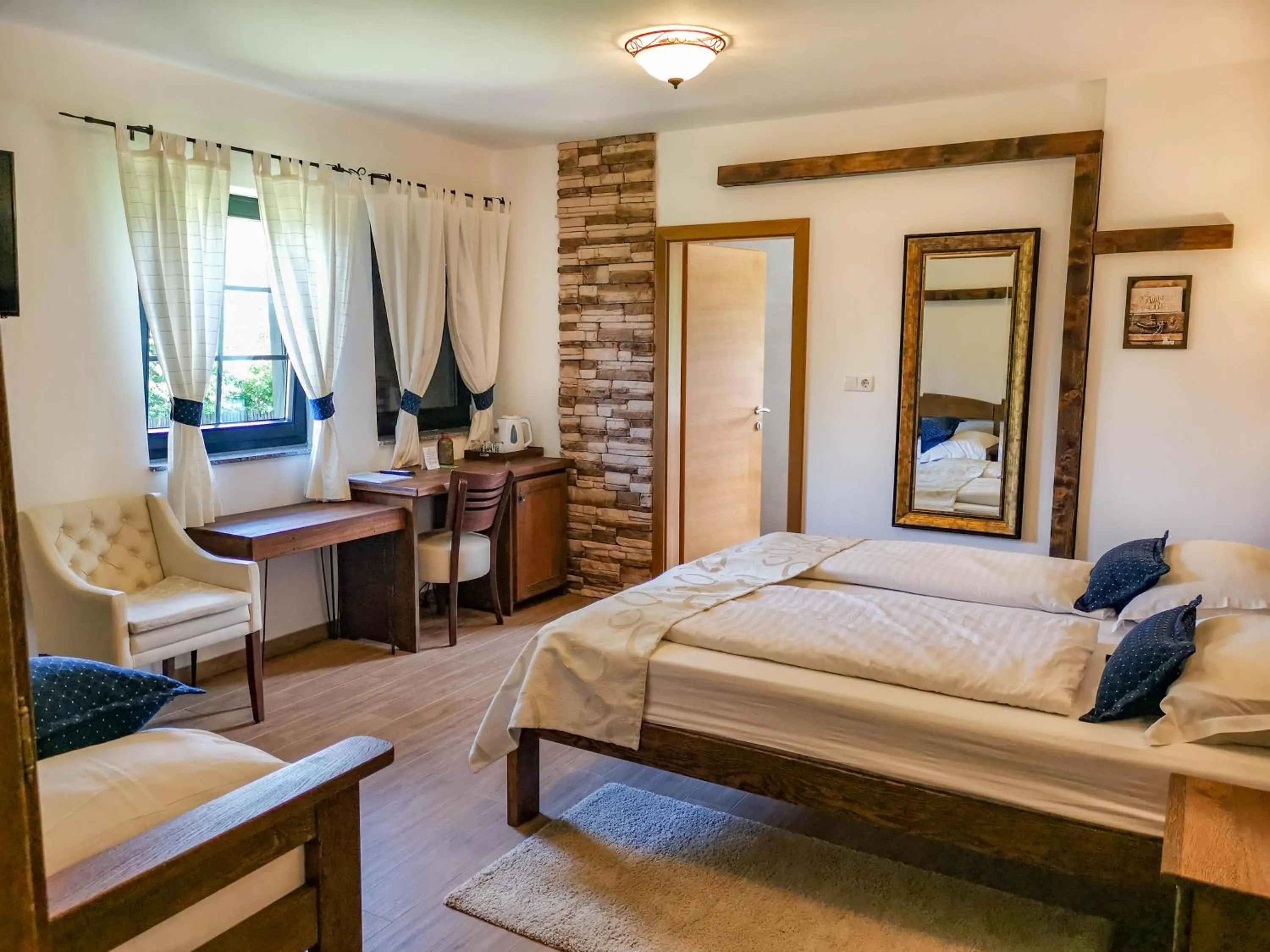 Bed in Plitvice Luxury Etno Garden