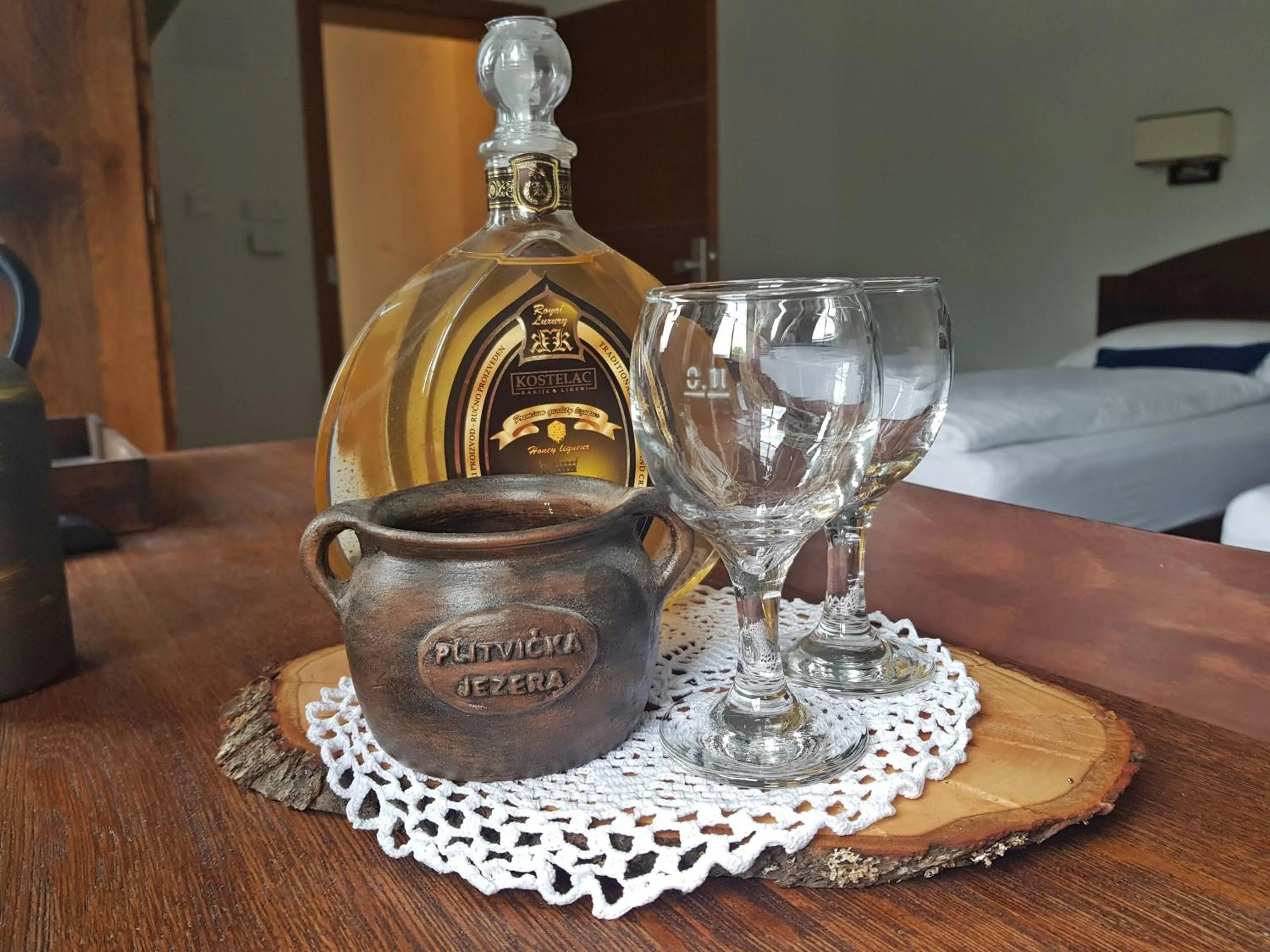 Alcoholic drinks in Plitvice Luxury Etno Garden