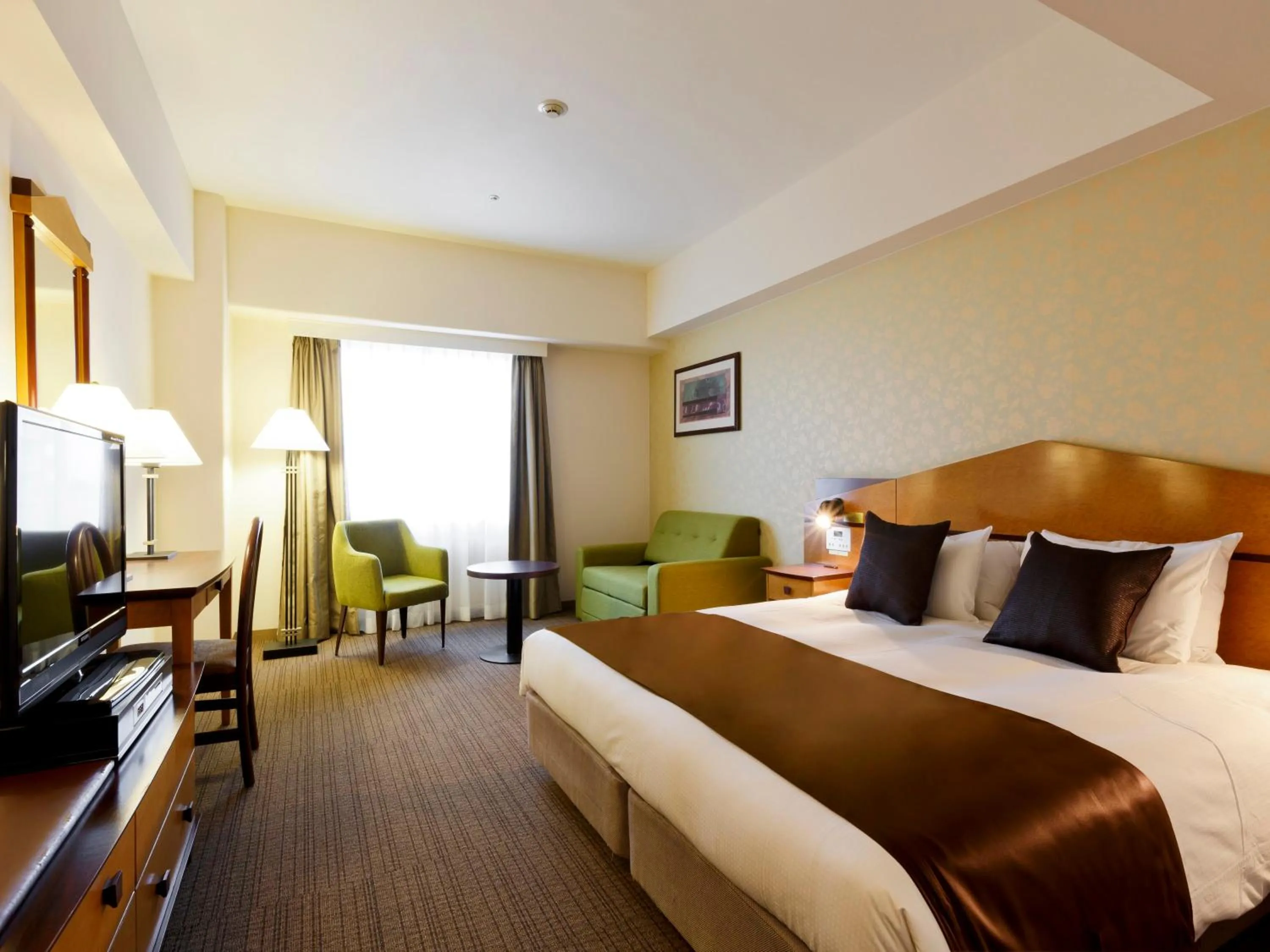 Bed in Hotel Resol Gifu