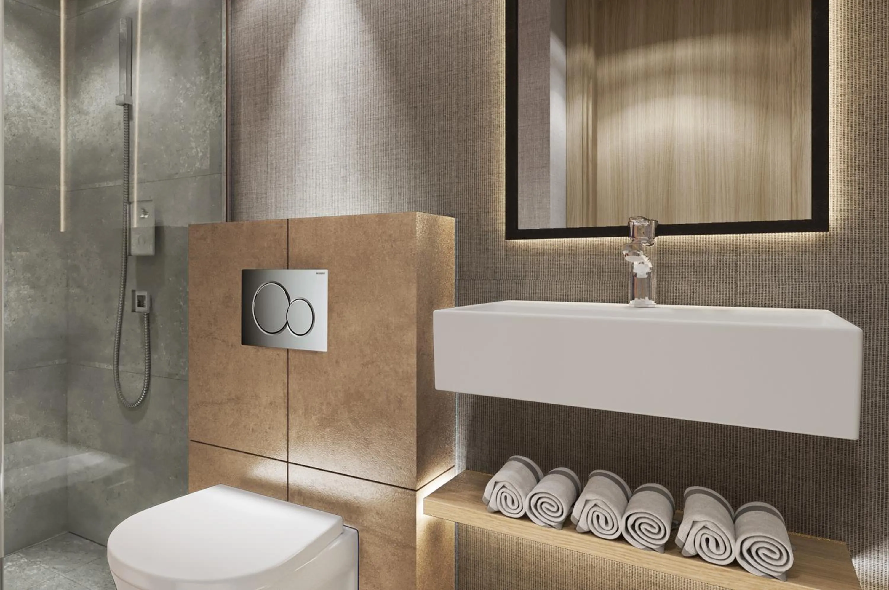 Shower in Erzurumlu Hotel