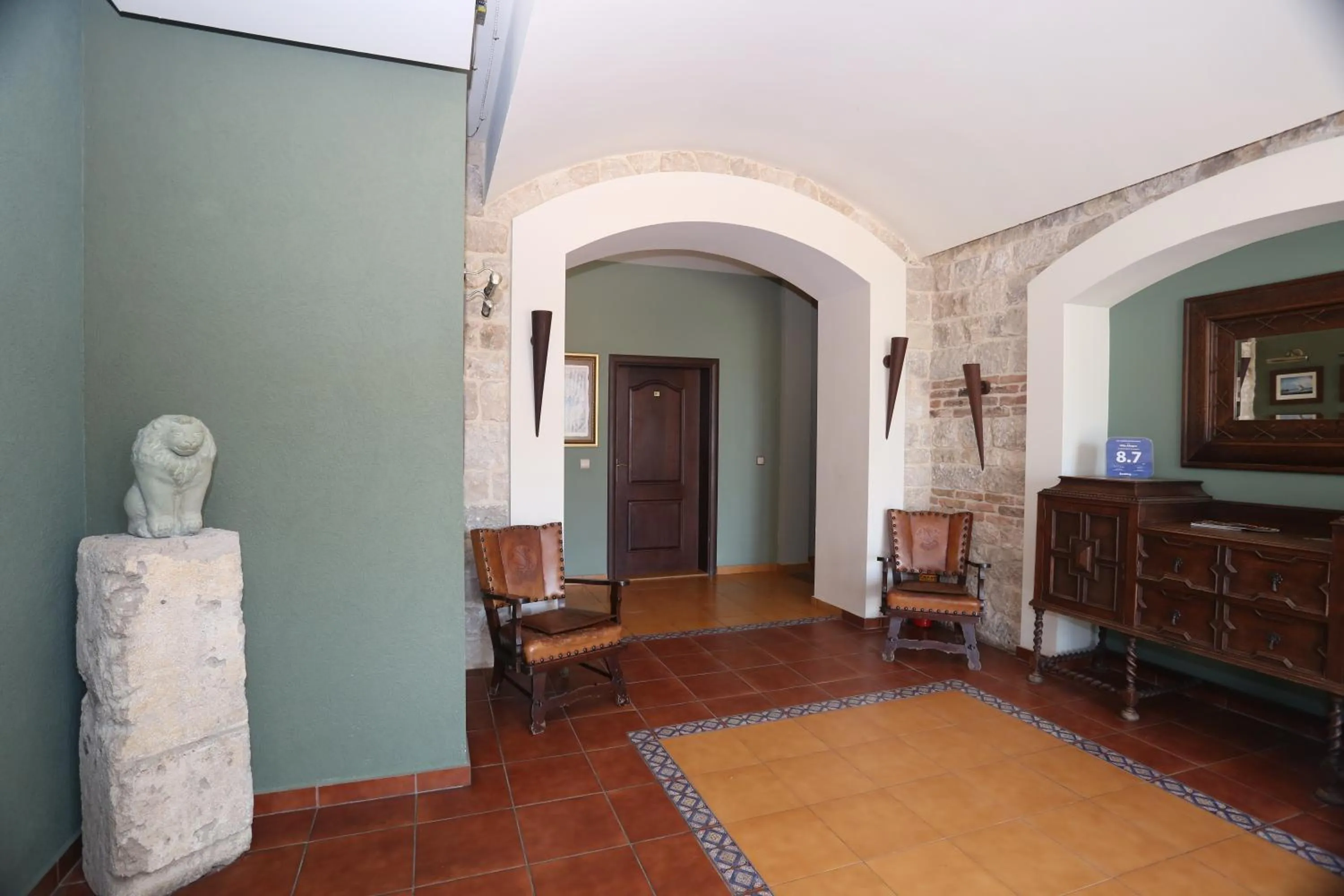 Lobby or reception in Villa Allegra