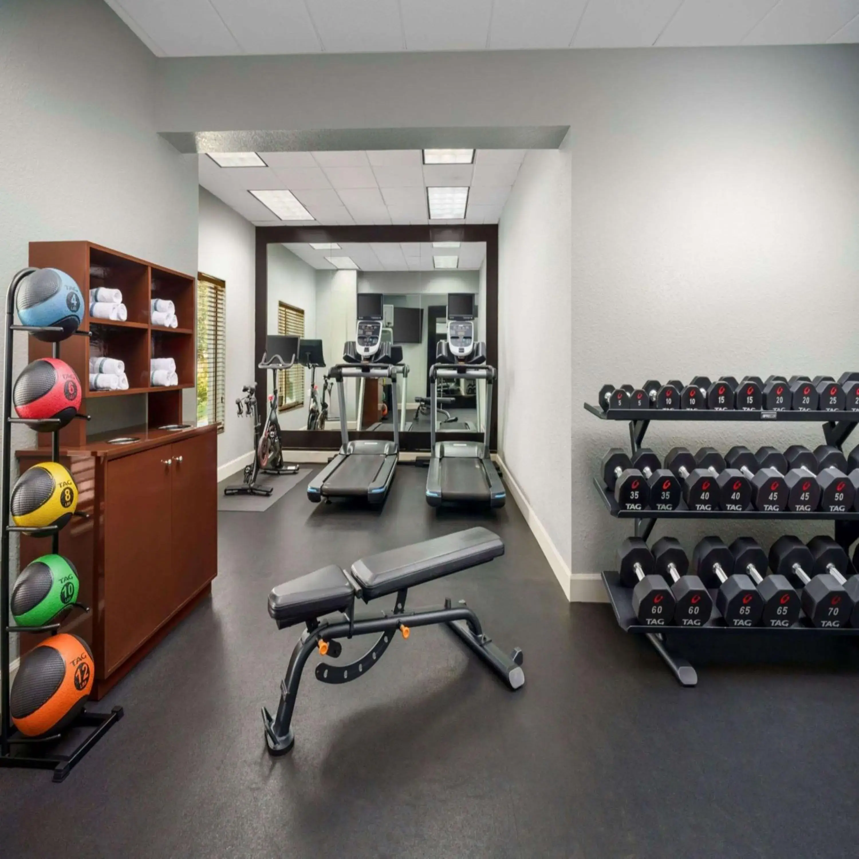 Fitness centre/facilities in Homewood Suites Miami Airport/Blue Lagoon Fitness centre/facilities in Homewood Suites Miami Airport/Blue Lagoon