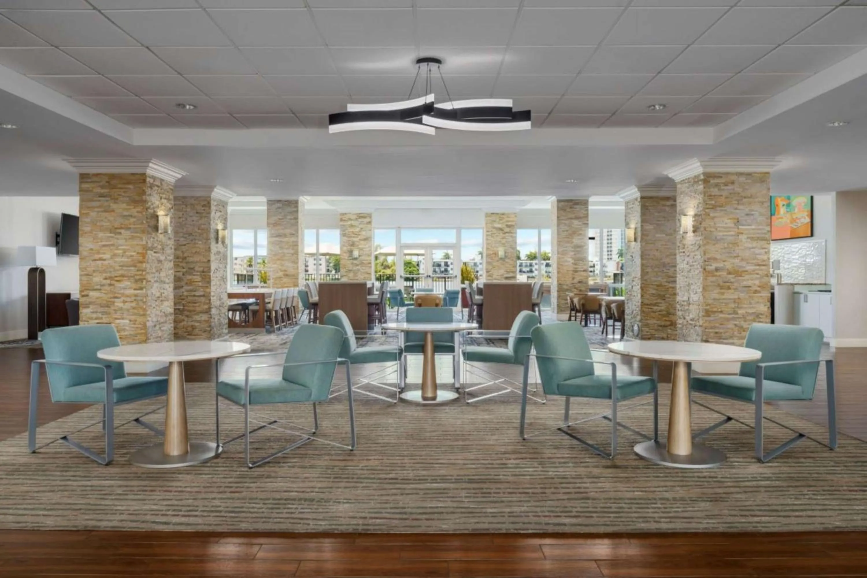 Lobby or reception in Homewood Suites Miami Airport/Blue Lagoon