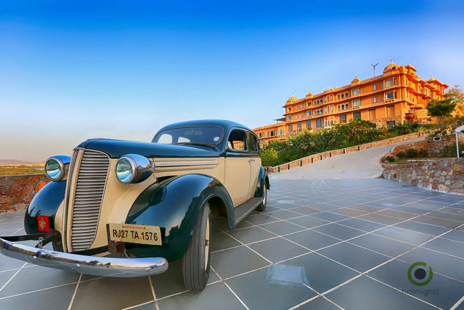 Property building in Fateh Garh Resort by Fateh Collection