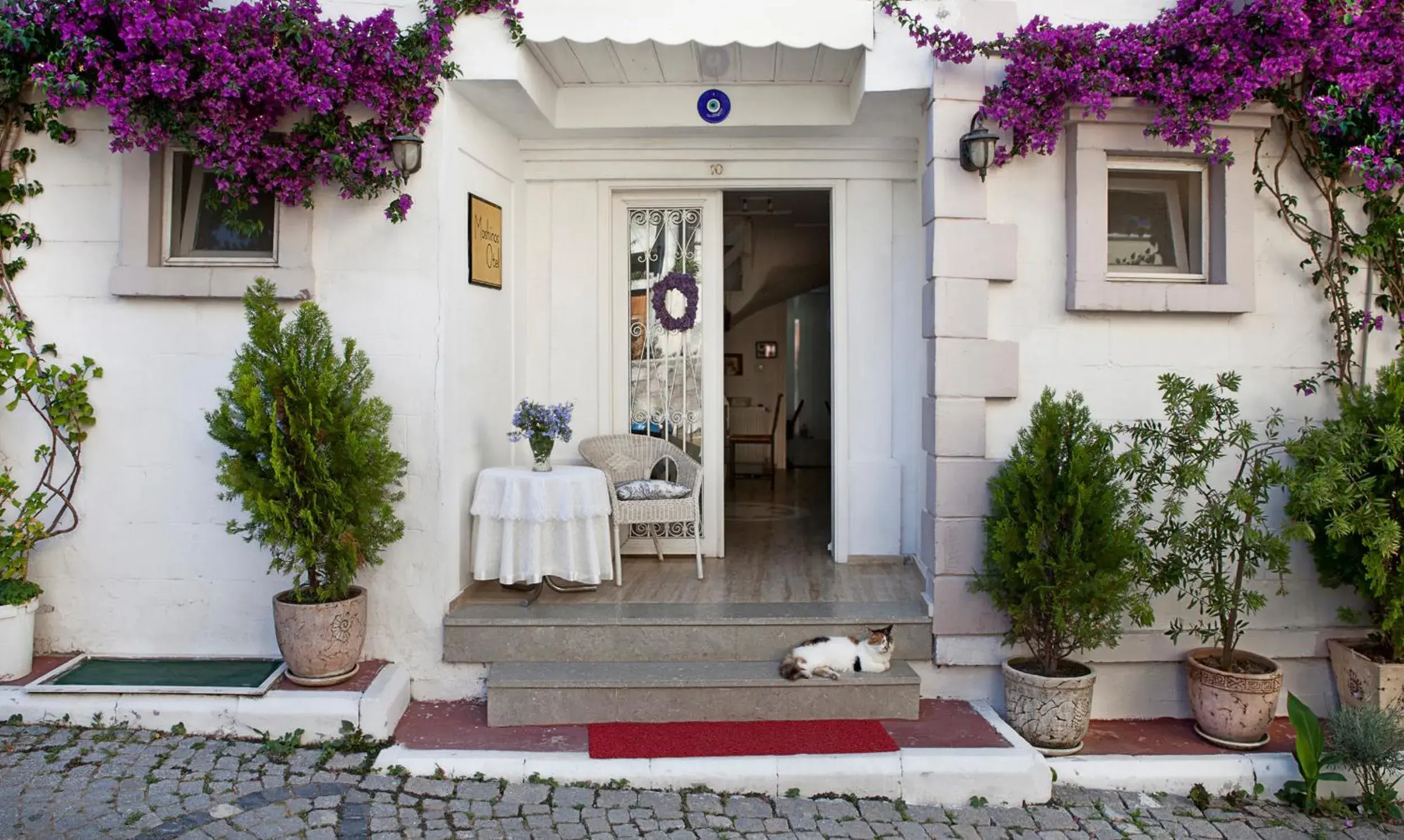 Facade/entrance in Moshinos Hotel Facade/entrance in Moshinos Hotel