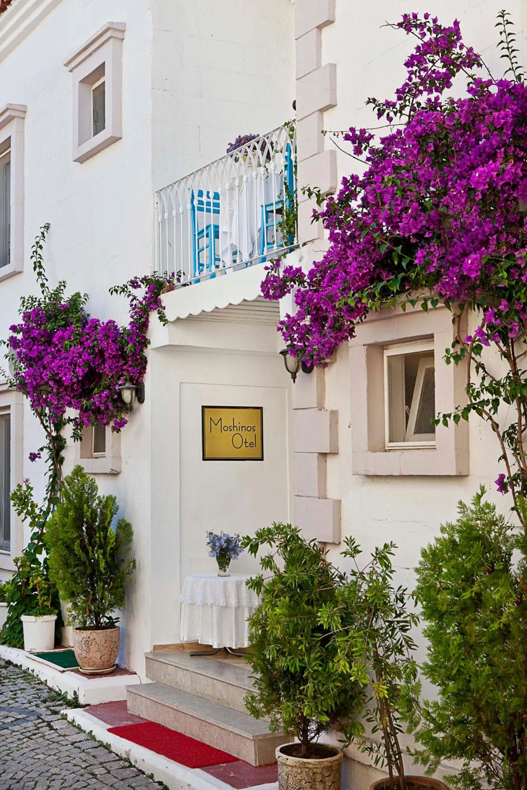 Facade/entrance in Moshinos Hotel