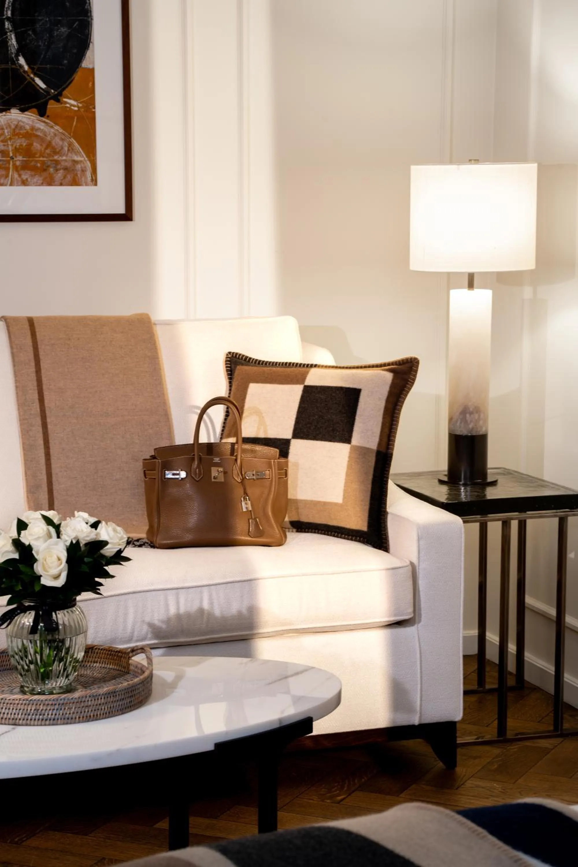 Living room in Corinthia London