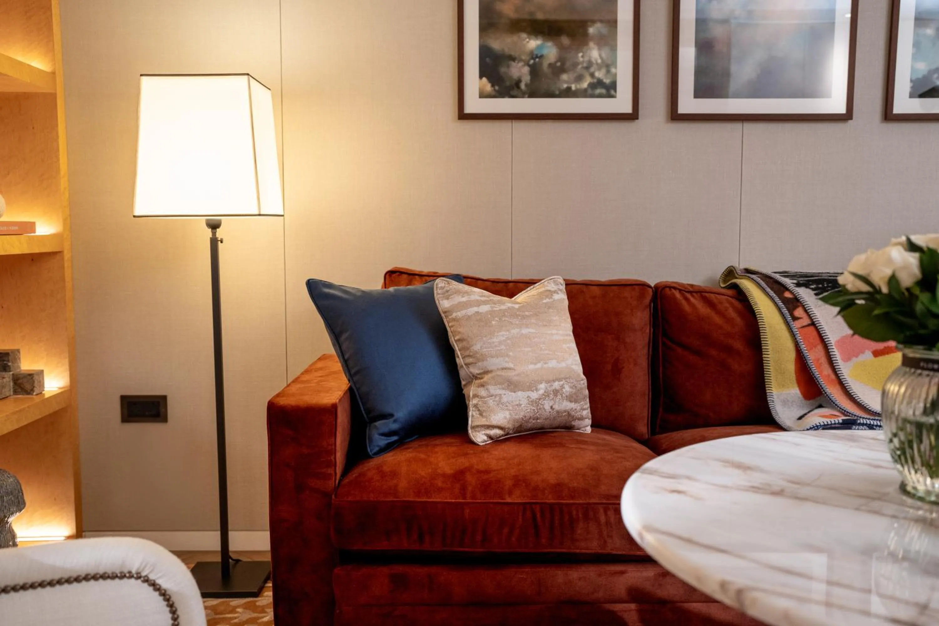 Living room in Corinthia London