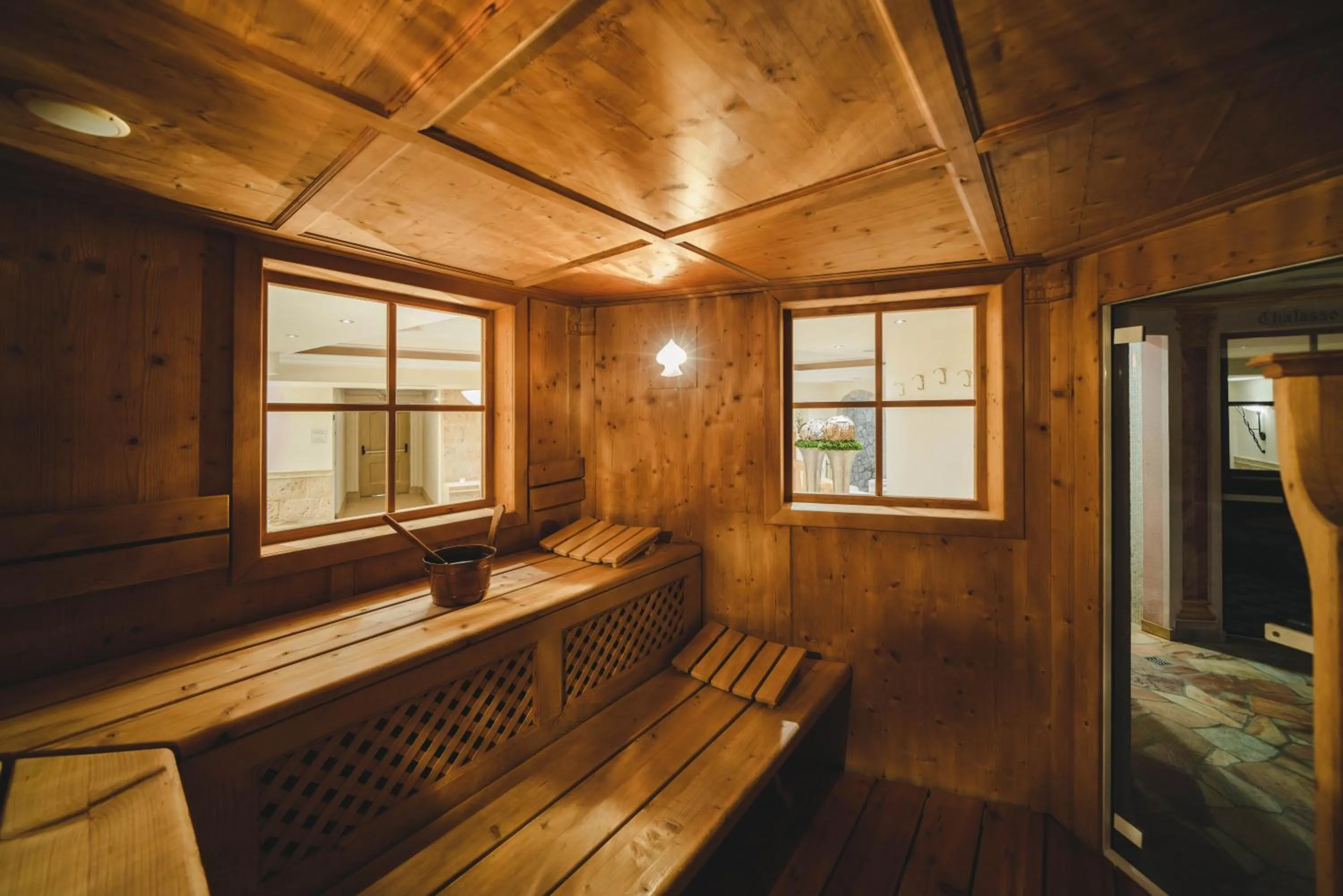 Sauna in Hotel Colbricon Beauty & Relax