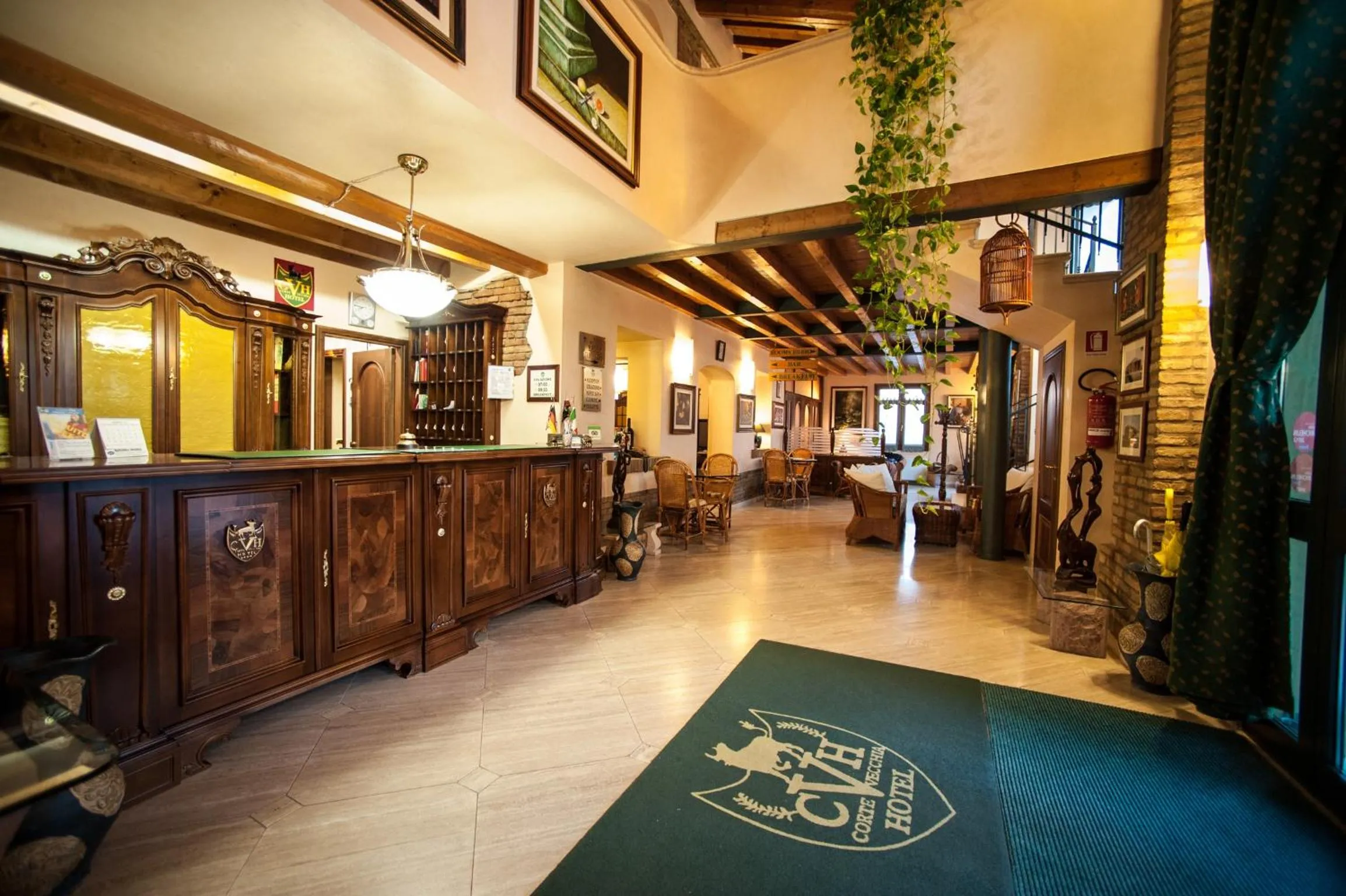 Lobby or reception in Hotel Corte Vecchia