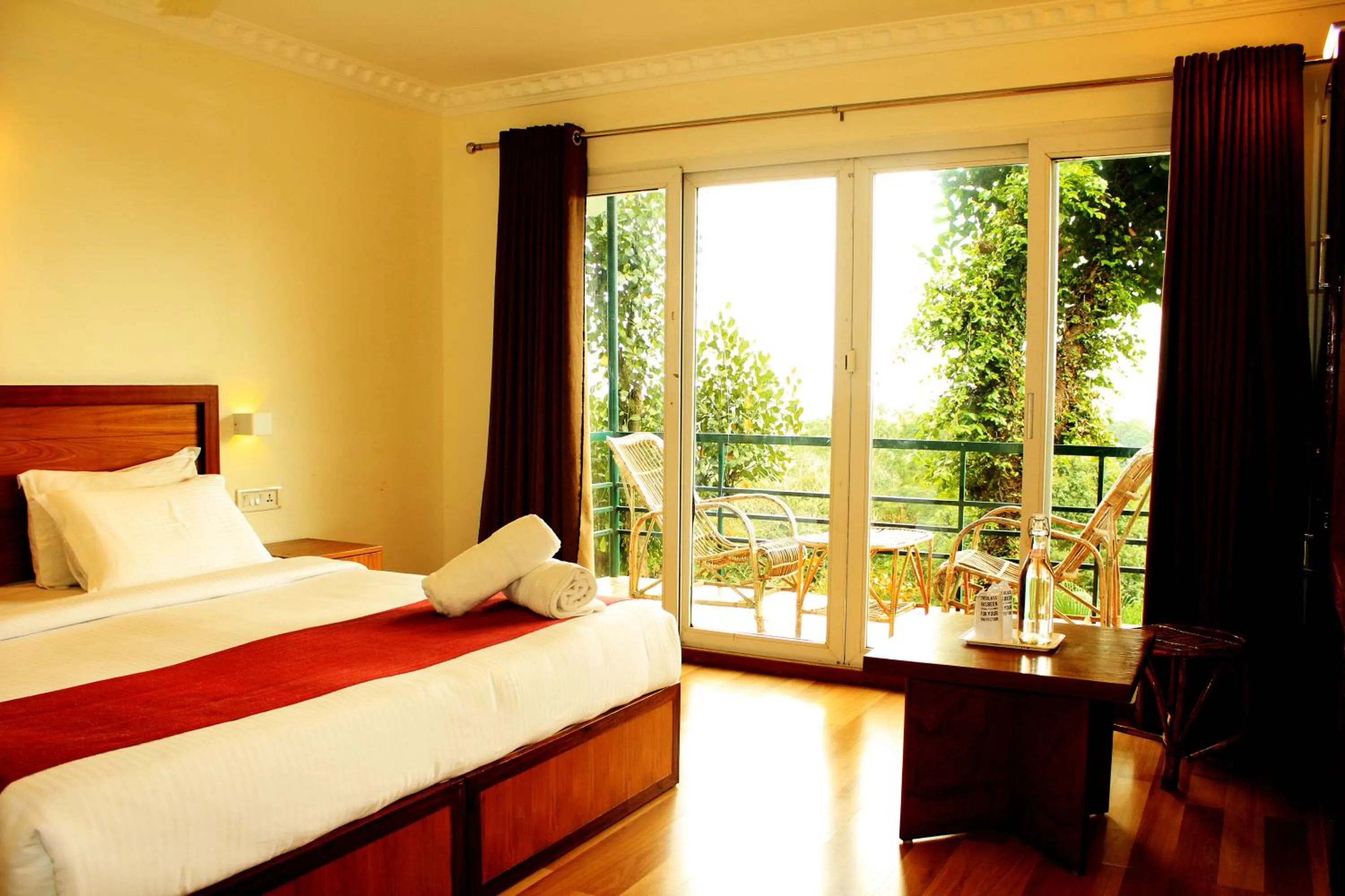 Bed in Bellavista Resort Munnar