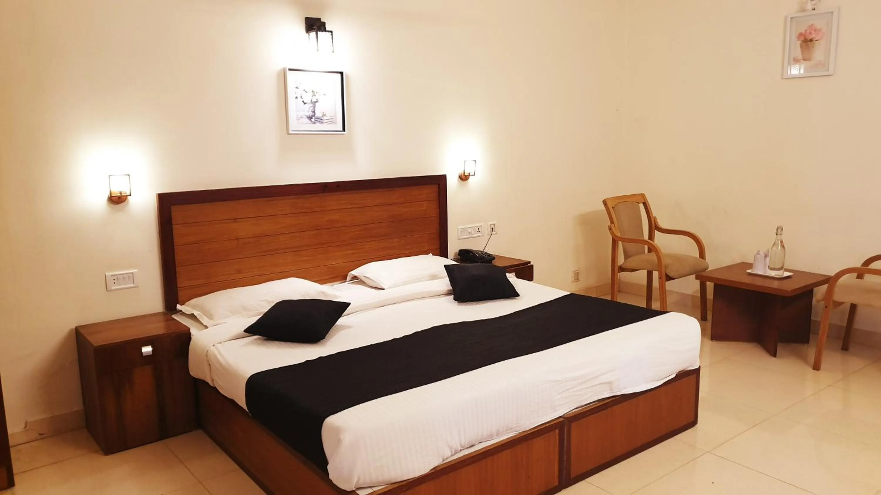 Bed in Bellavista Resort Munnar