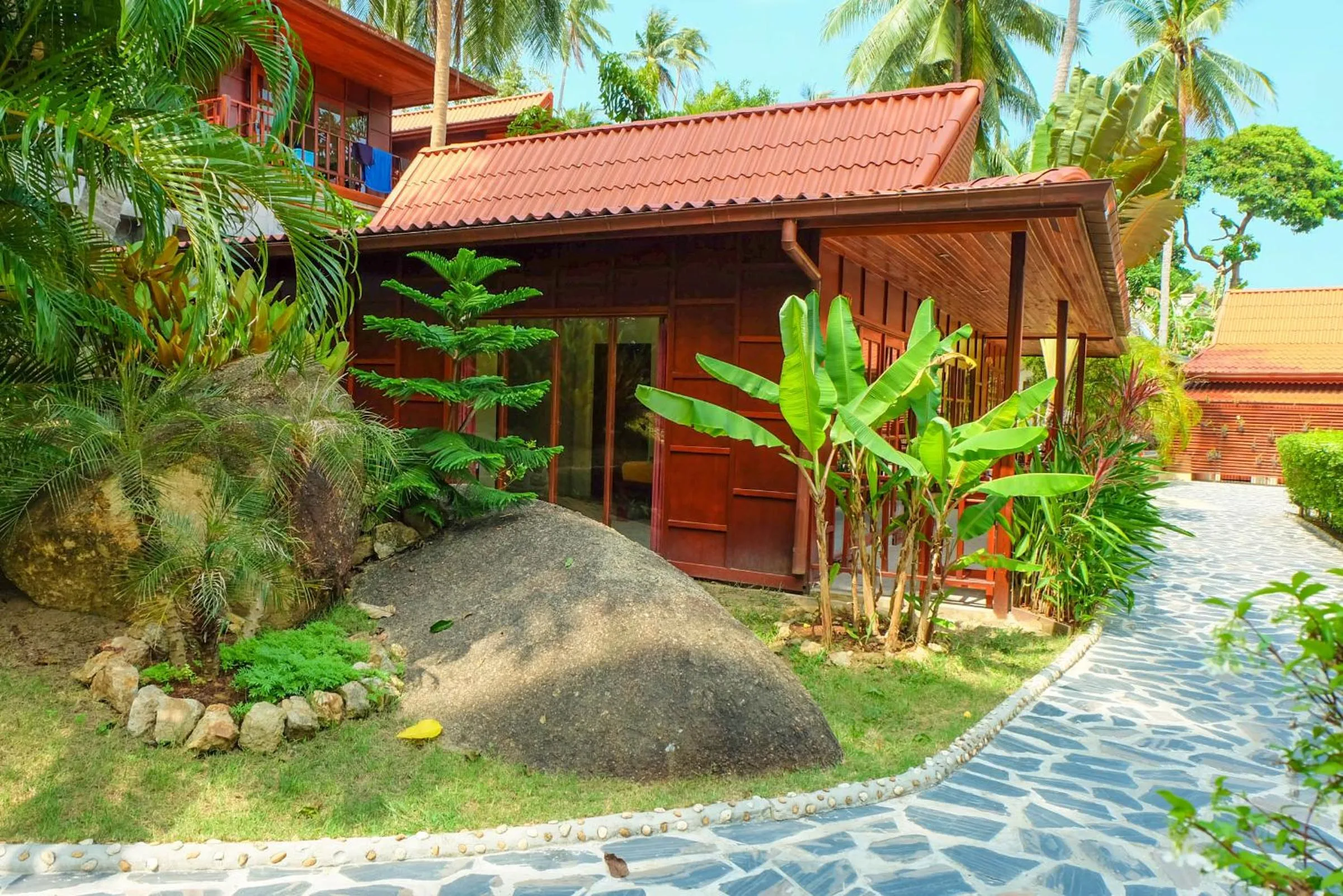 Facade/entrance in Cyana Resort