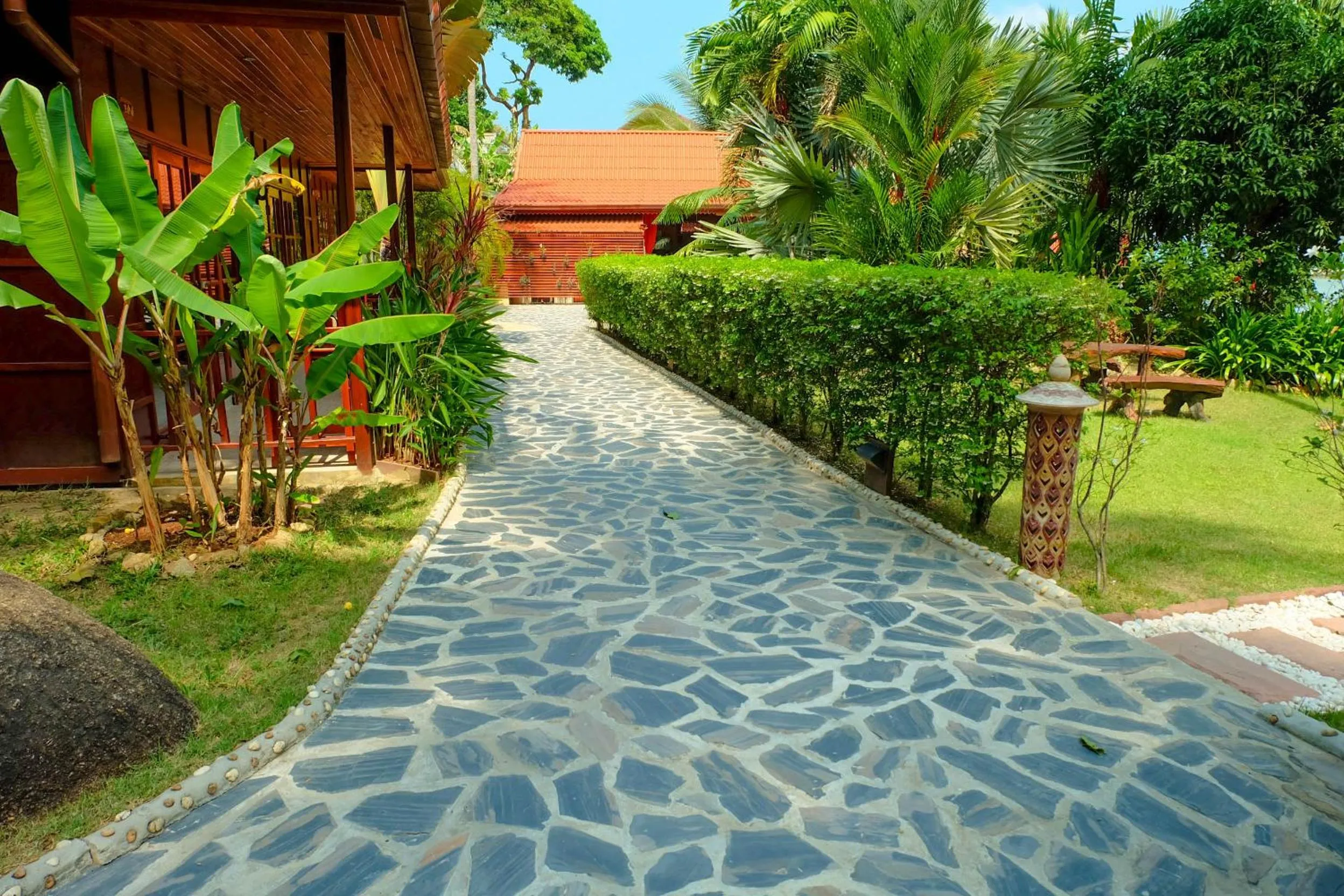 Decorative detail in Cyana Resort