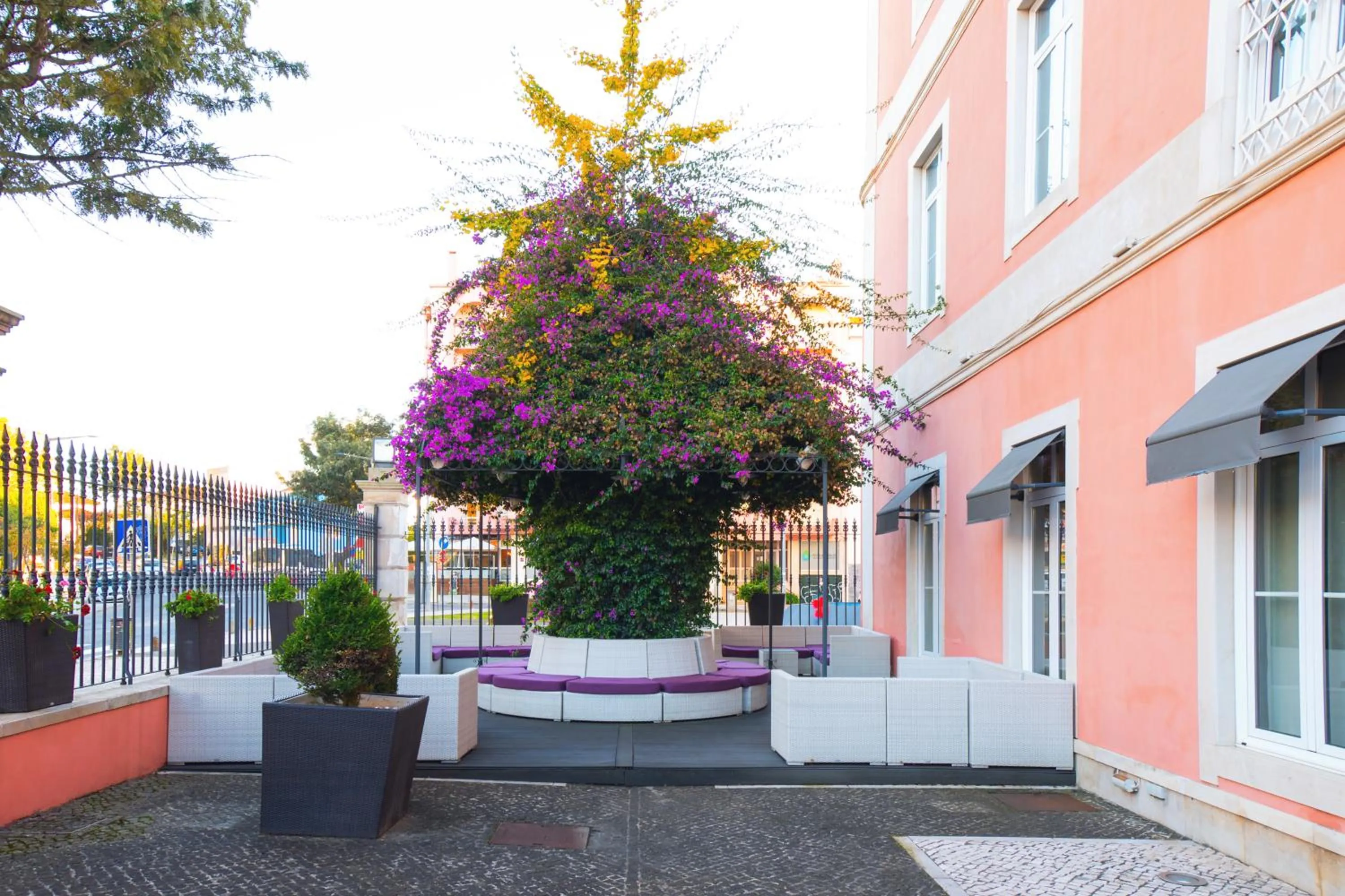 Patio in SANA Silver Coast Hotel