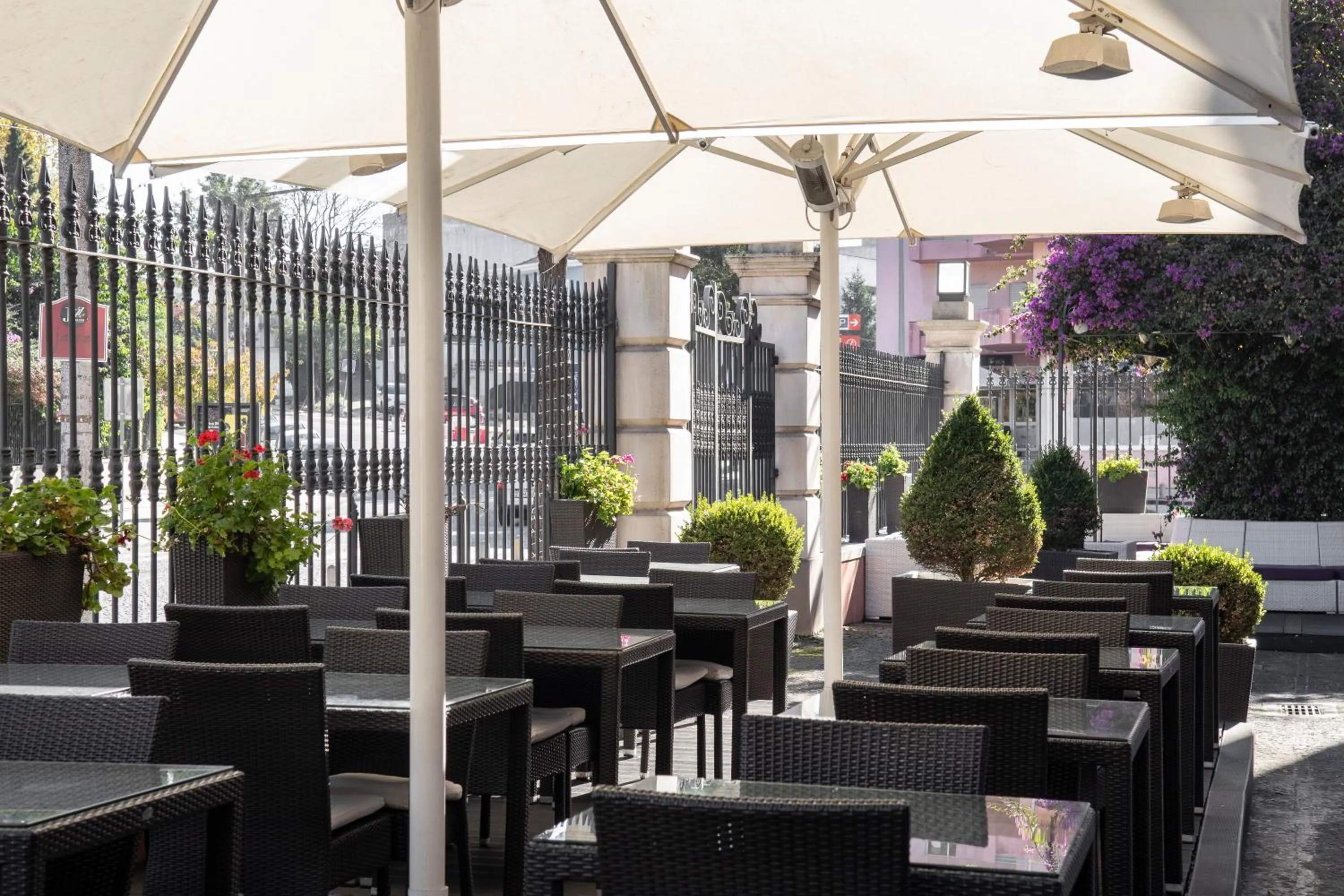 Patio in SANA Silver Coast Hotel