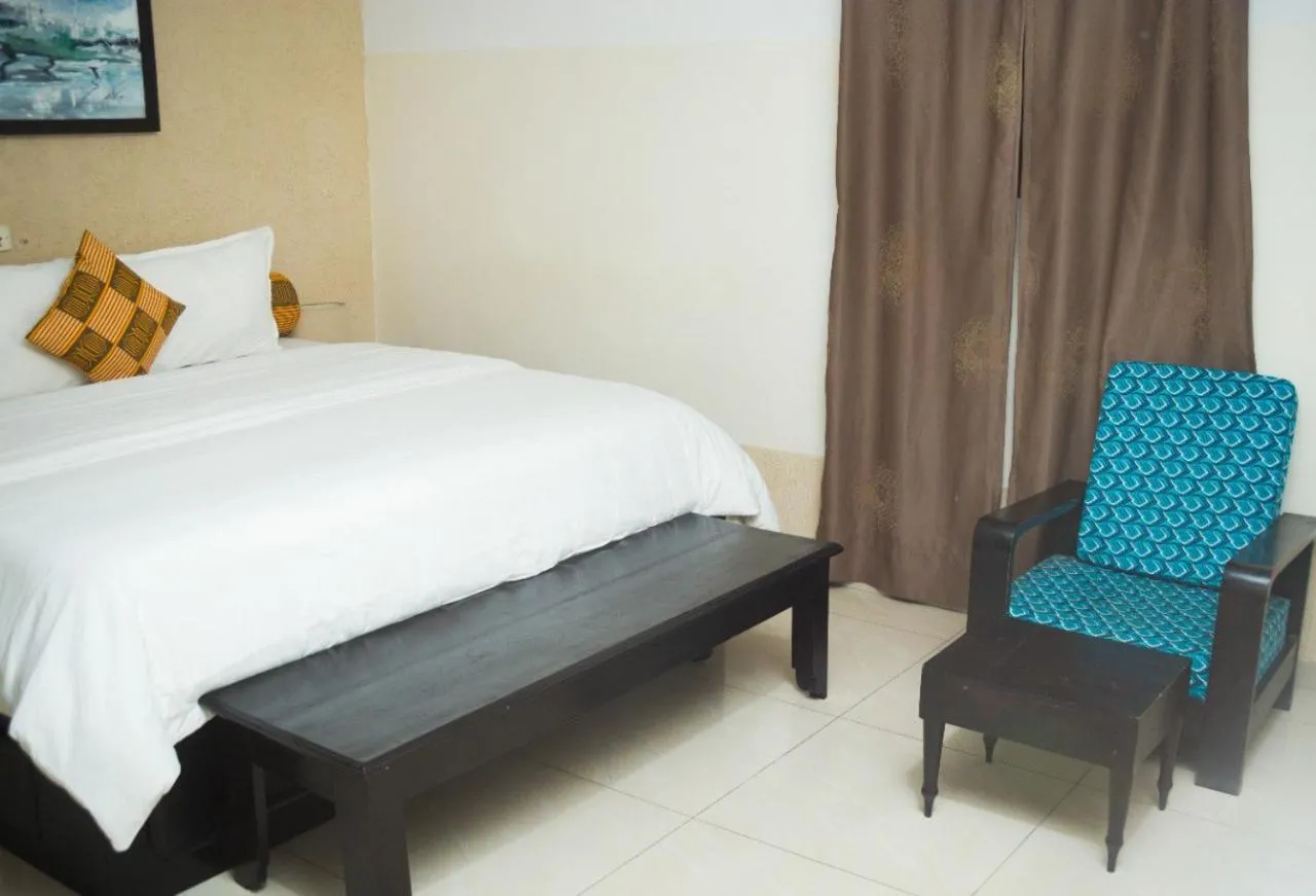 Bed in Hôtel Seaside